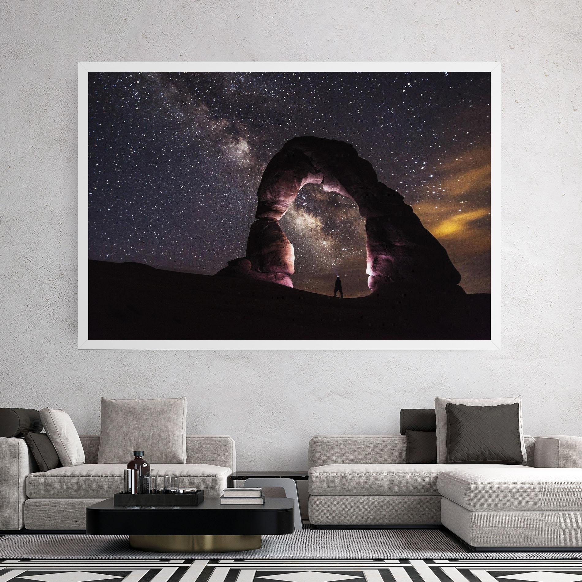 Leinwandbild Stars Landscape mockup 2