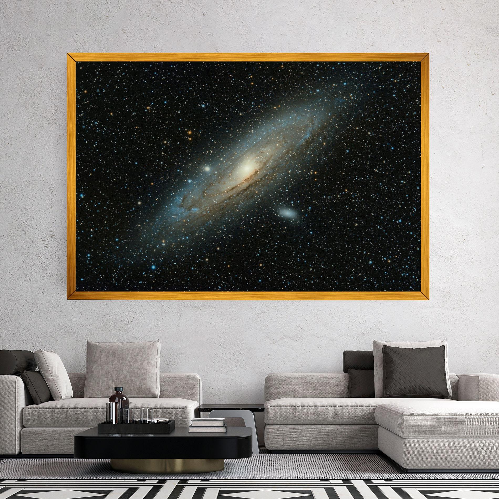 Leinwandbild Galaxy Stars mockup 2