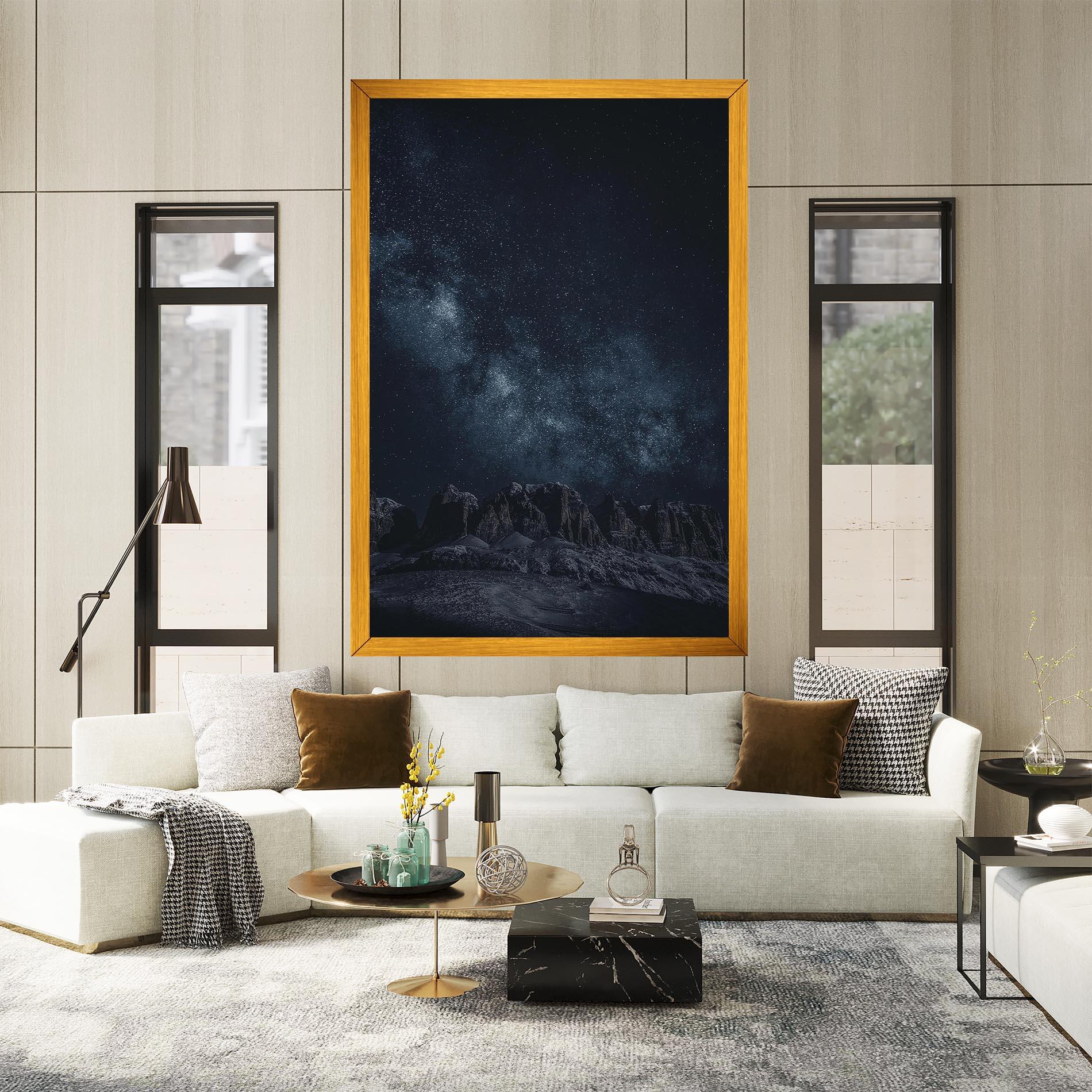 Leinwandbild Galactic Sky mockup 2