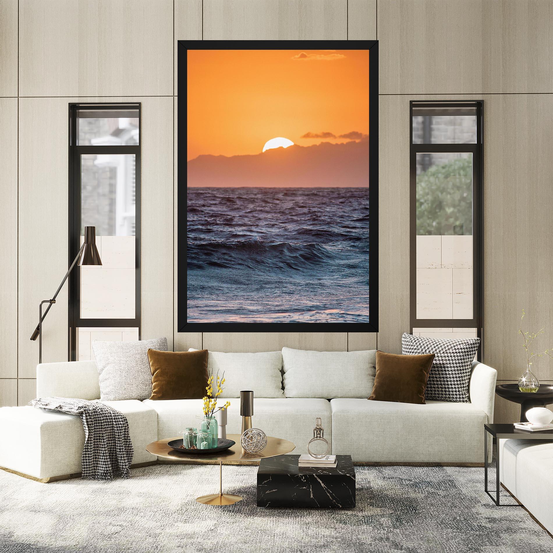 Leinwandbild Morning Waves mockup 2