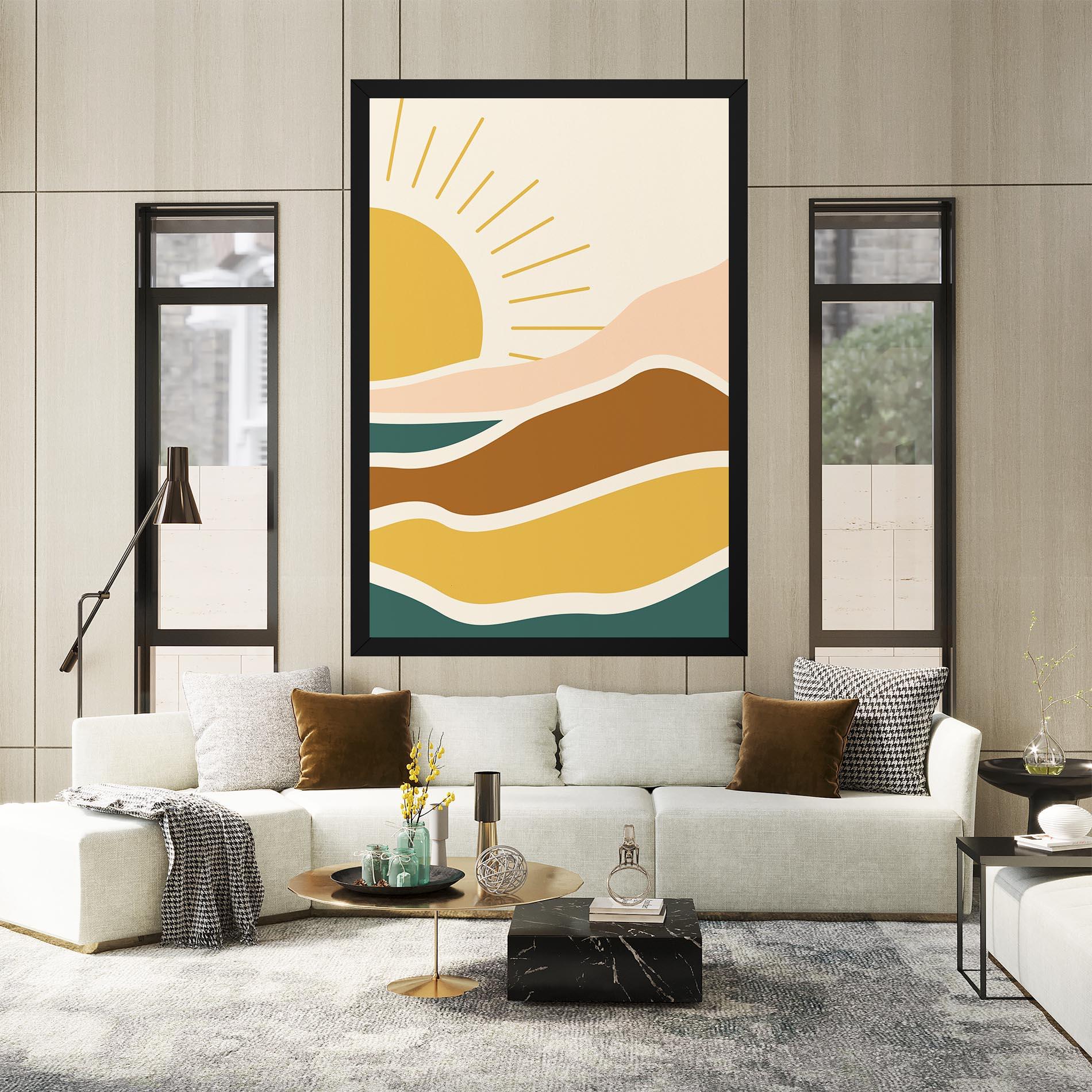 Leinwandbild Sunset Connection 02 mockup 2