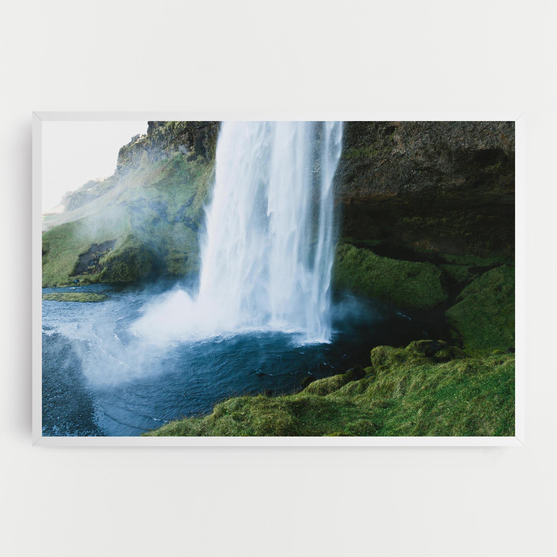 Leinwandbild Majestic Waterfall mockup 0