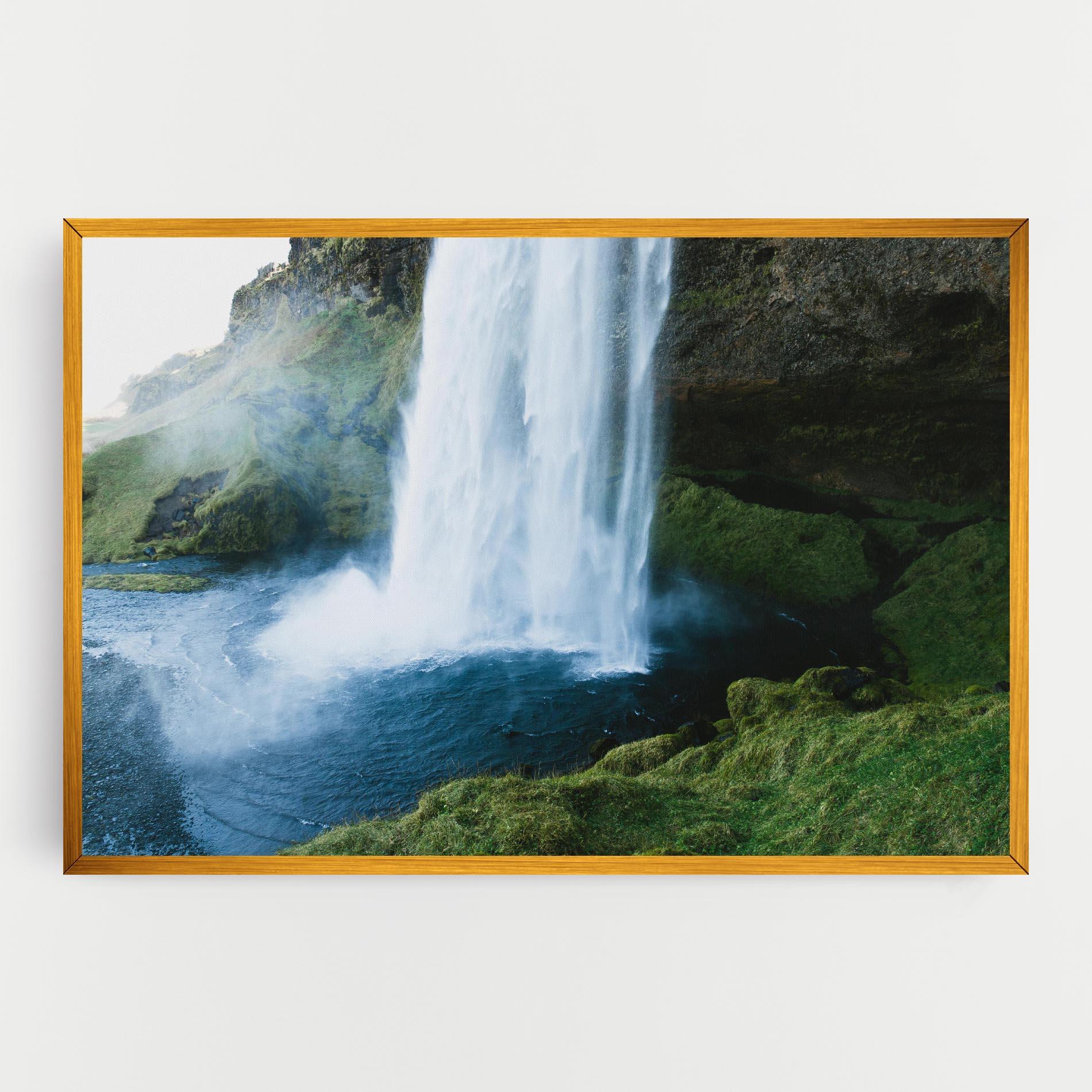 Leinwandbild Majestic Waterfall mockup 0