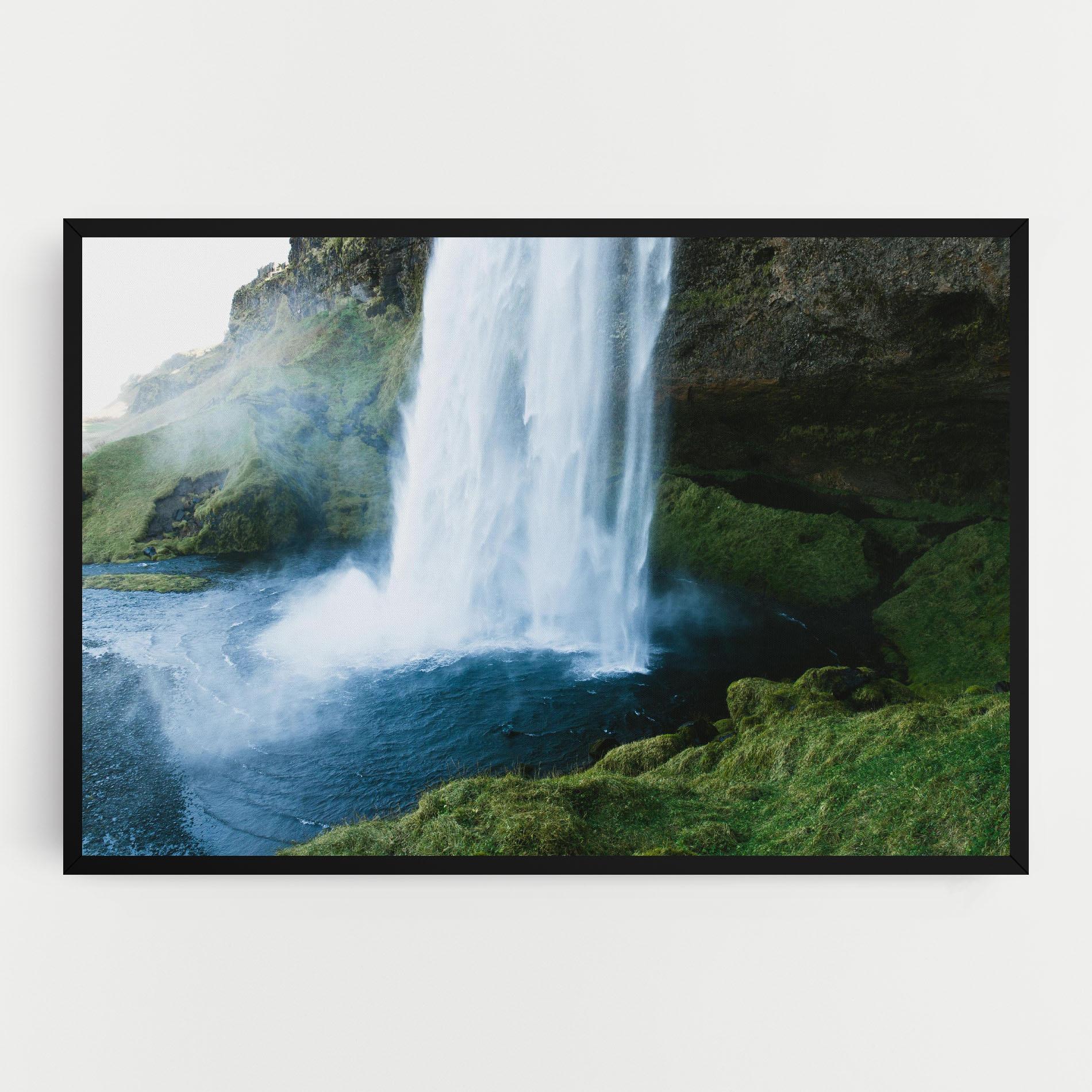 Leinwandbild Majestic Waterfall mockup 0