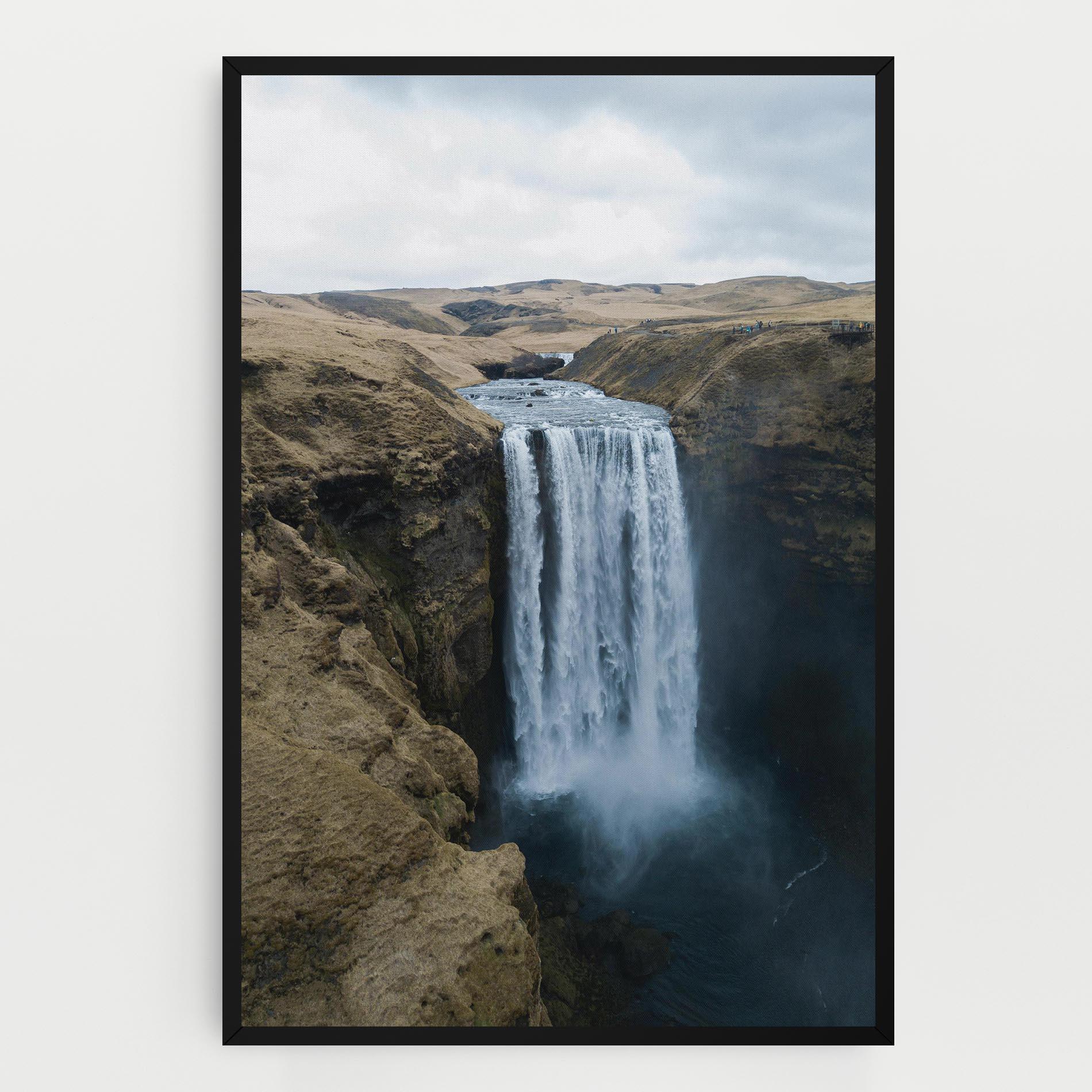 Leinwandbild Desert Vibe Waterfall mockup 0