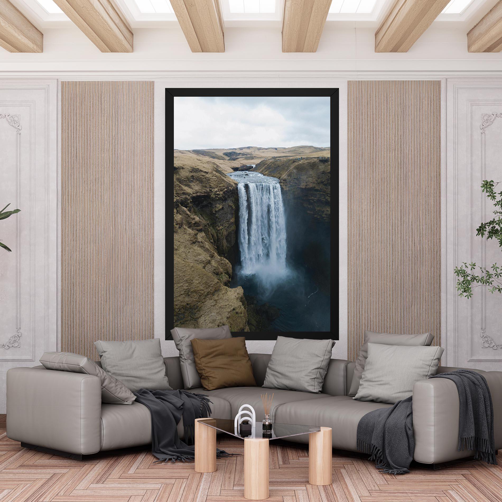 Leinwandbild Desert Vibe Waterfall mockup 6
