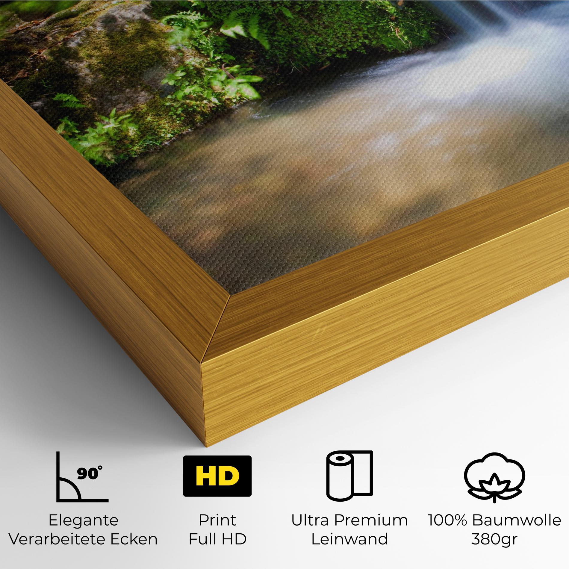 Leinwandbild Jungle View Waterfall mockup 4
