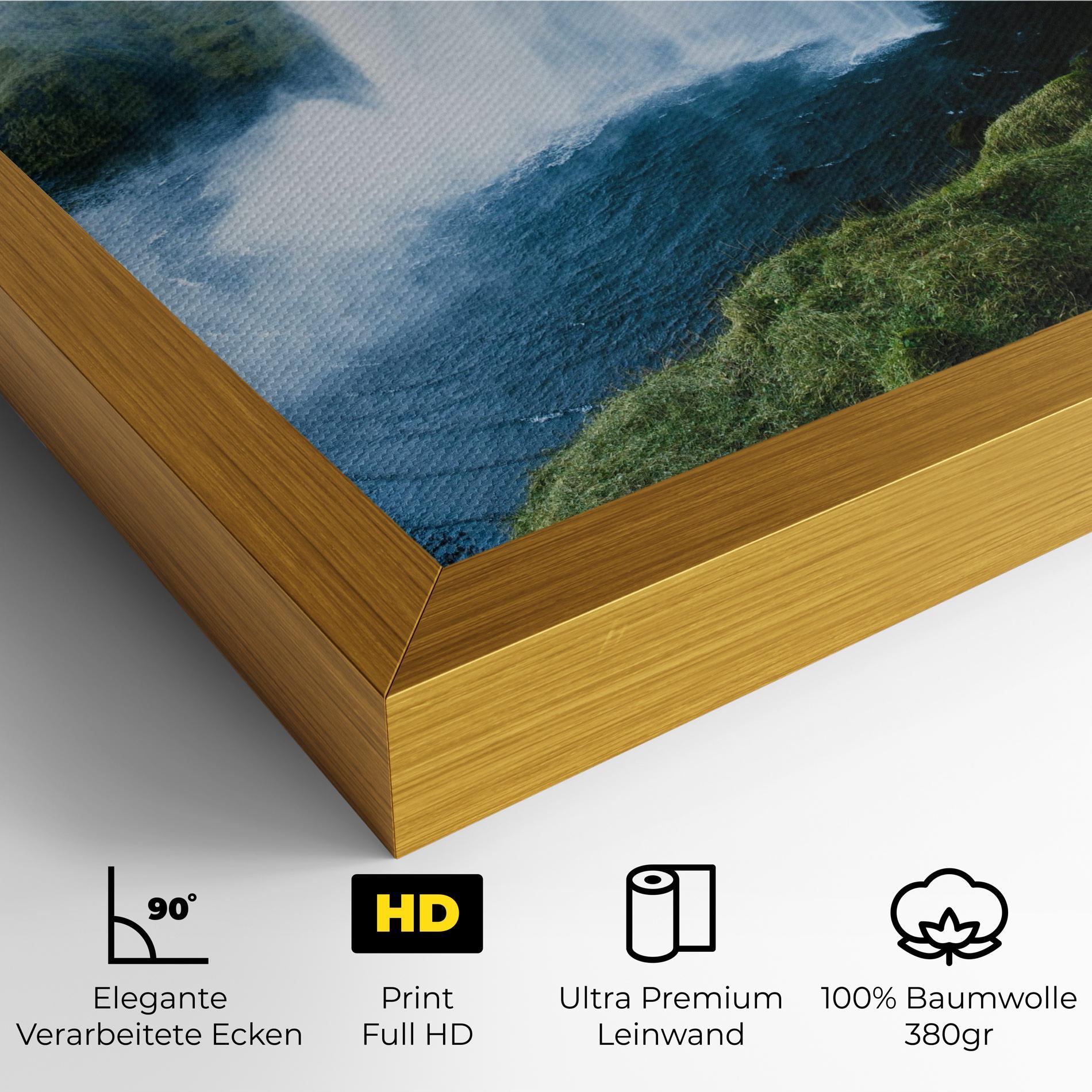Leinwandbild Majestic Waterfall mockup 4