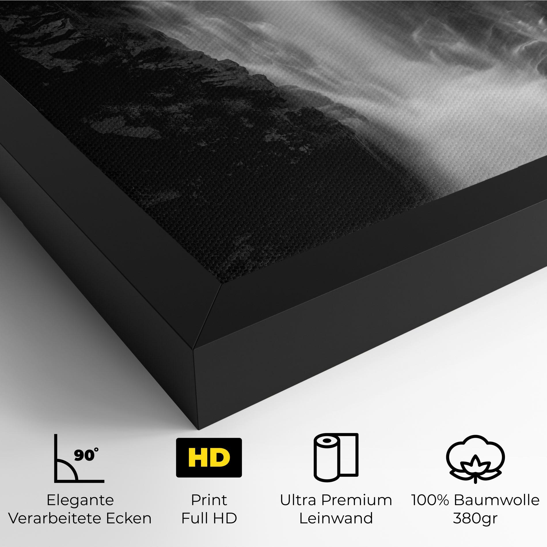 Leinwandbild Black Rock Waterfall View mockup 4