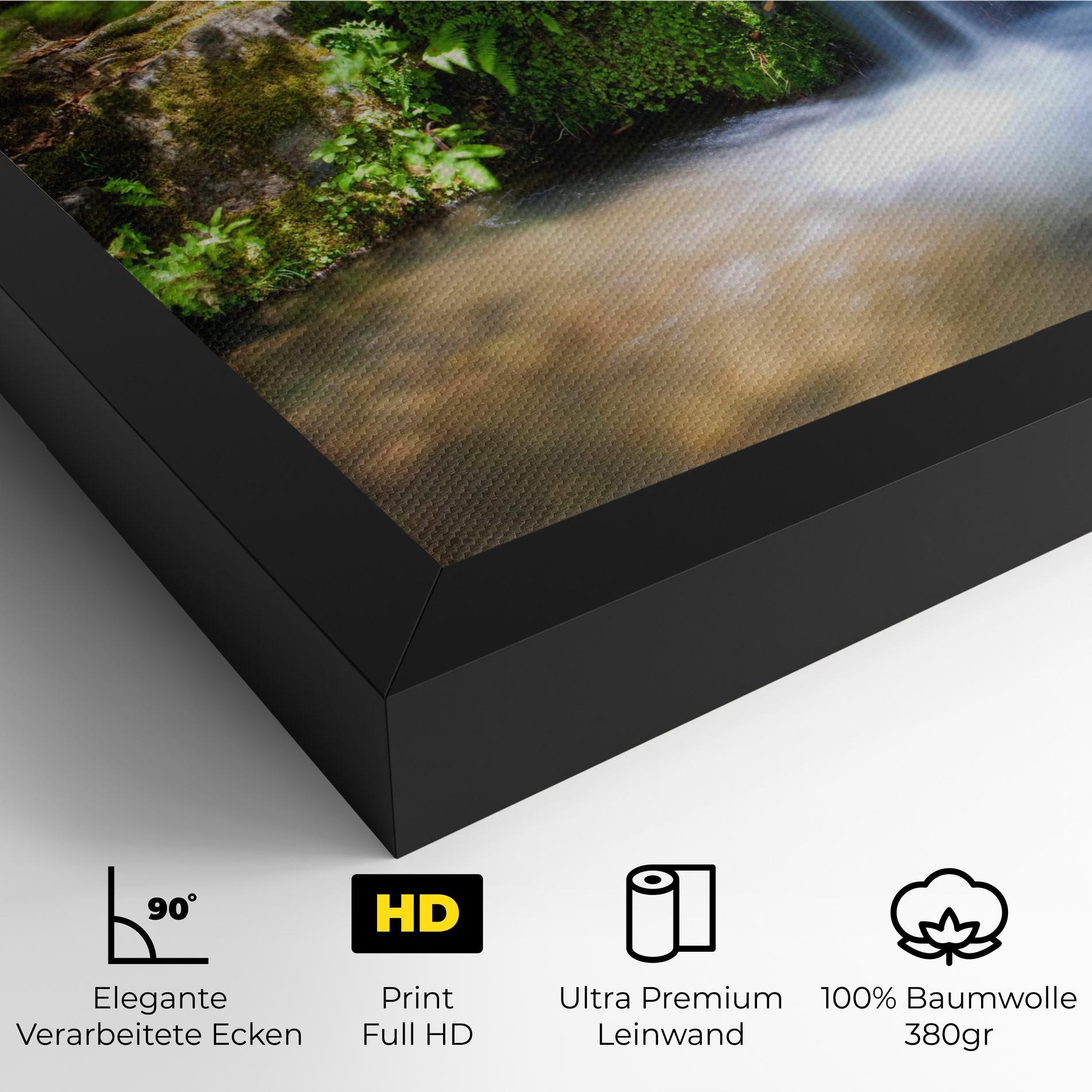 Leinwandbild Jungle View Waterfall mockup 4