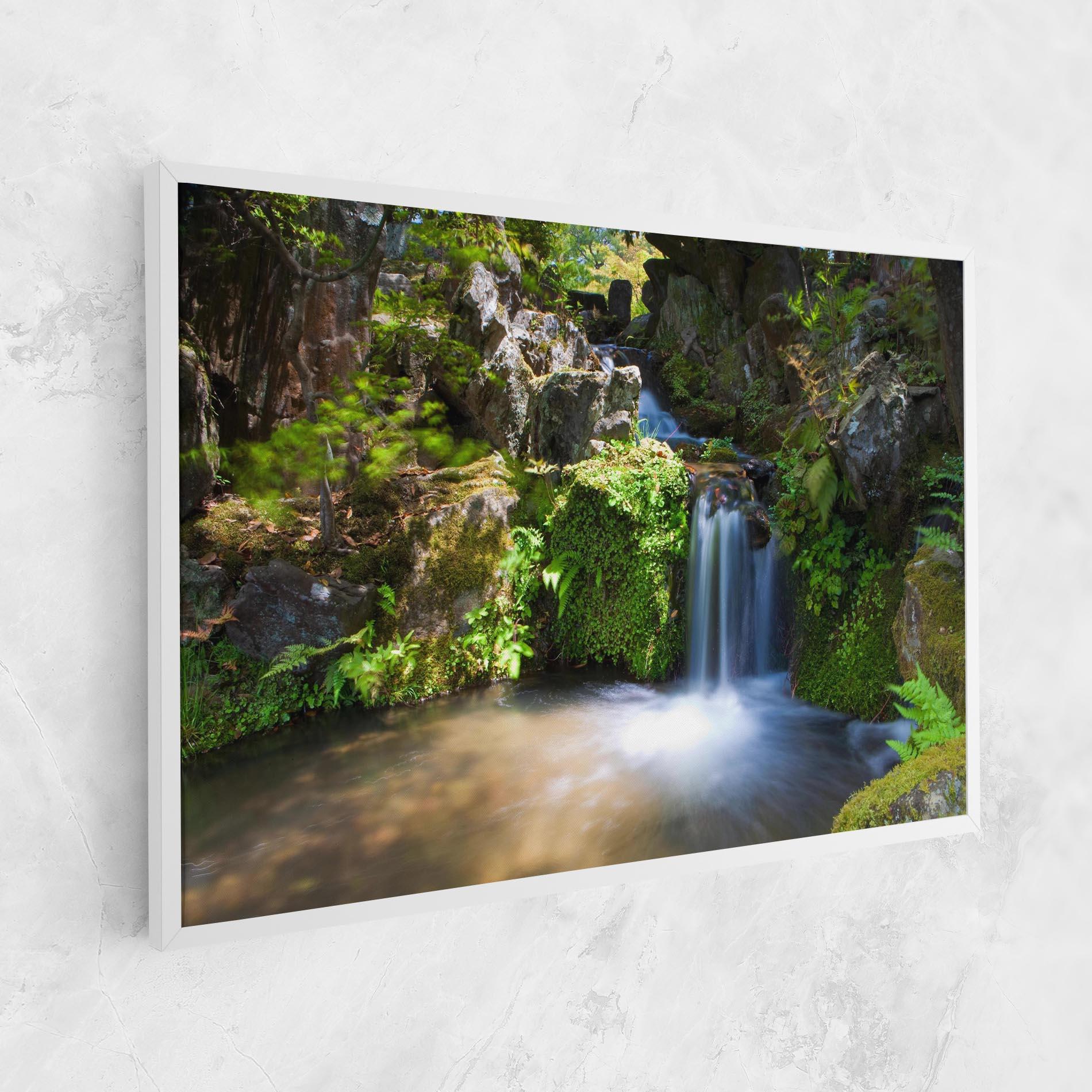 Leinwandbild Jungle View Waterfall mockup 1