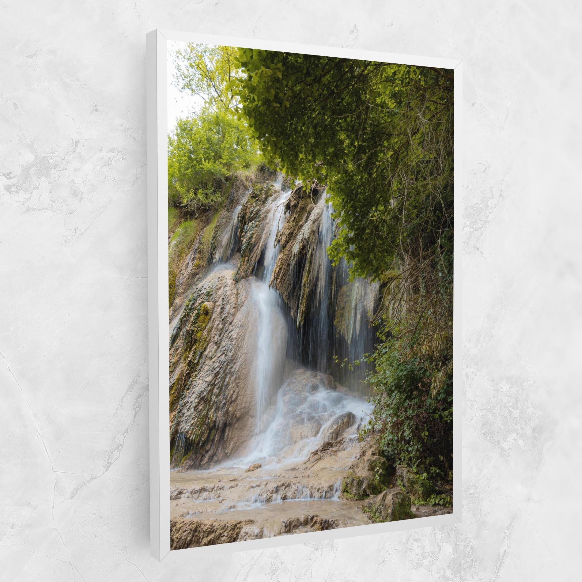 Leinwandbild Forest Waterfall View mockup 1