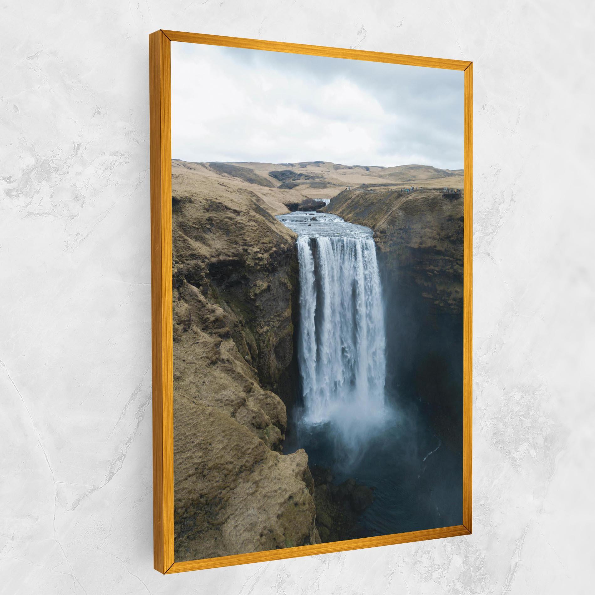 Leinwandbild Desert Vibe Waterfall mockup 1