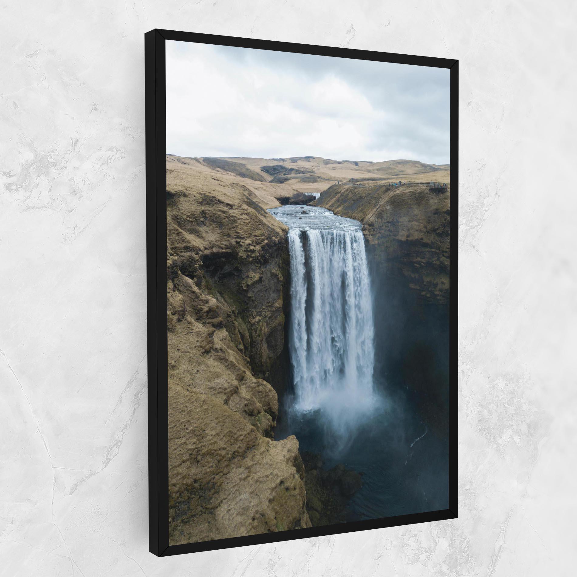 Leinwandbild Desert Vibe Waterfall mockup 1