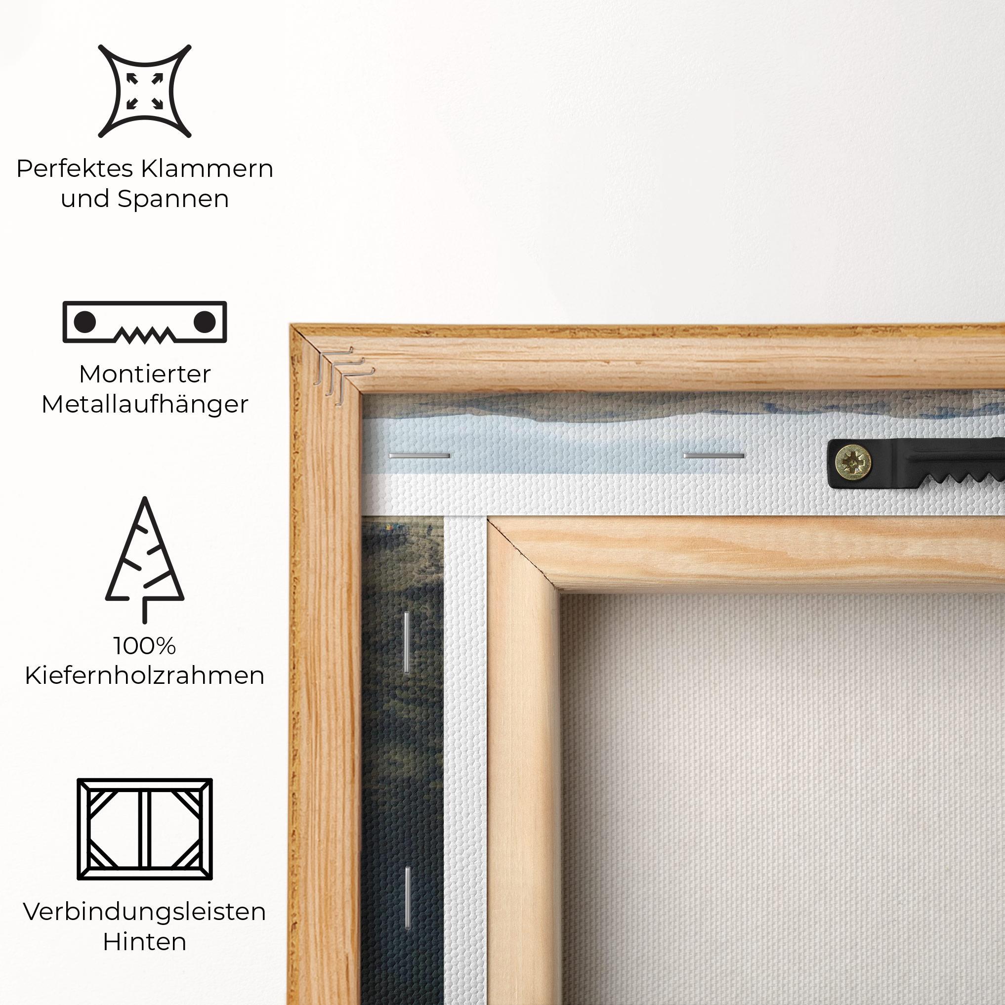 Leinwandbild Desert Vibe Waterfall mockup 5