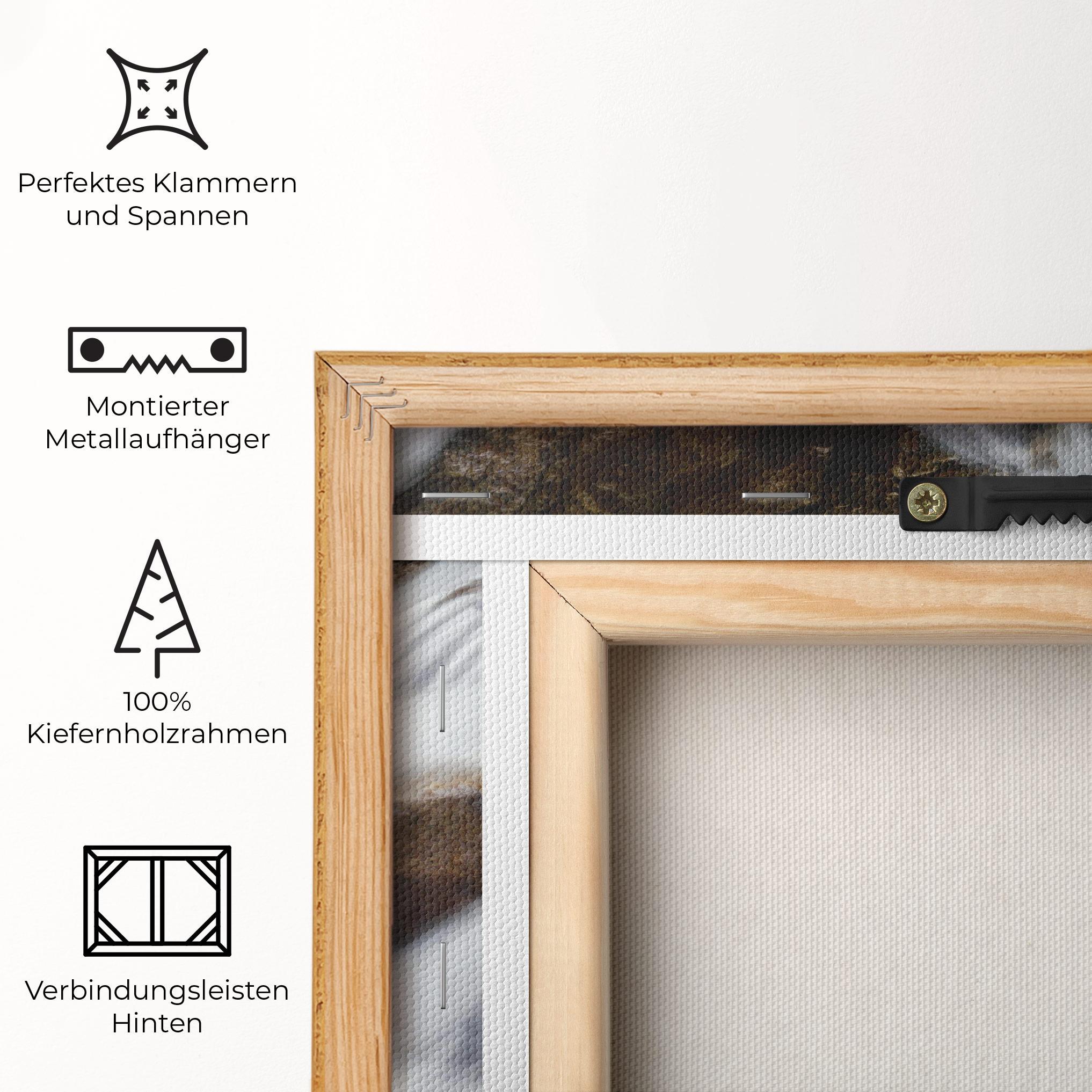 Leinwandbild Shiny Rocks Waterfall mockup 5