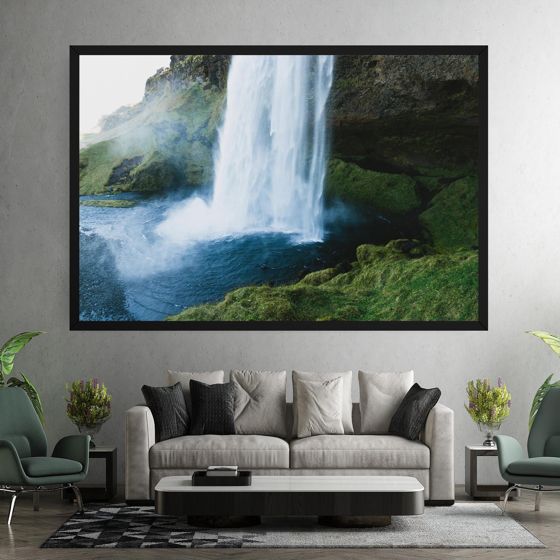 Leinwandbild Majestic Waterfall mockup 7