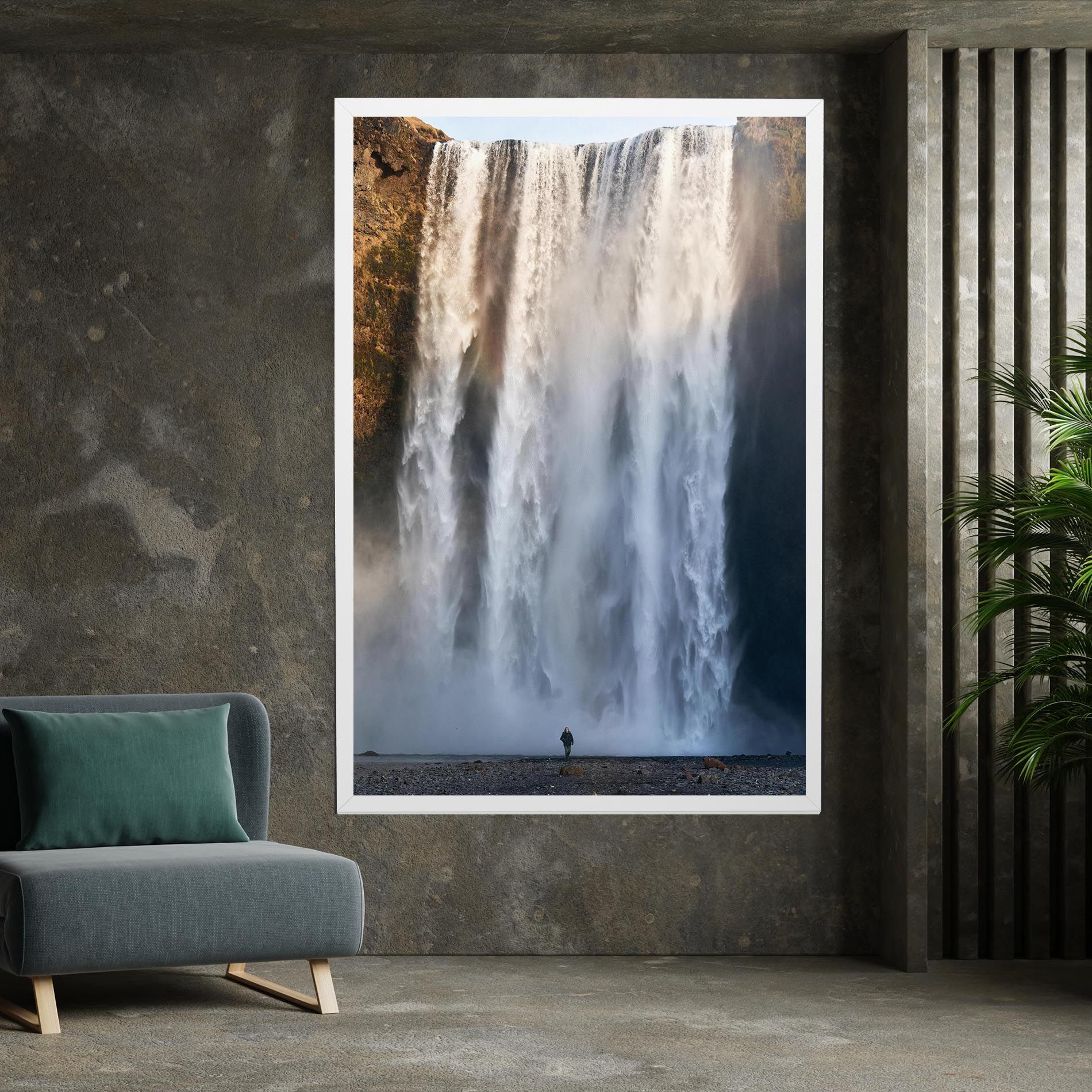 Small Man Waterfall mockup 7