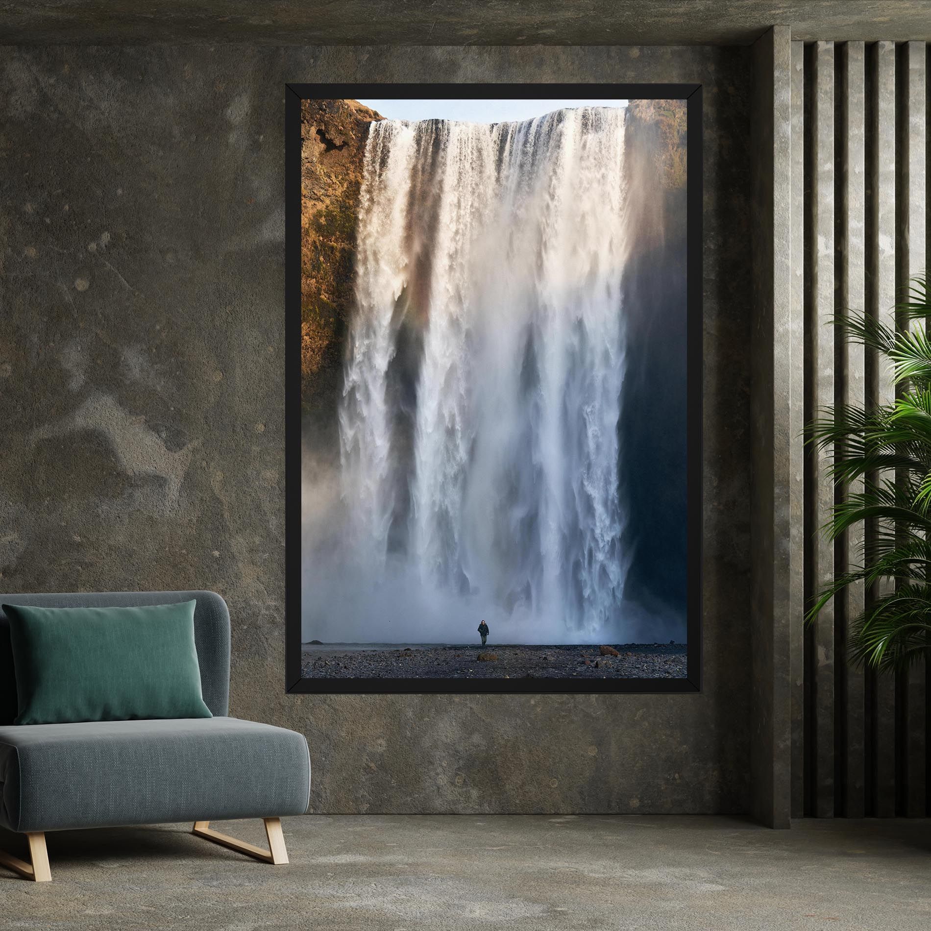 Small Man Waterfall mockup 7