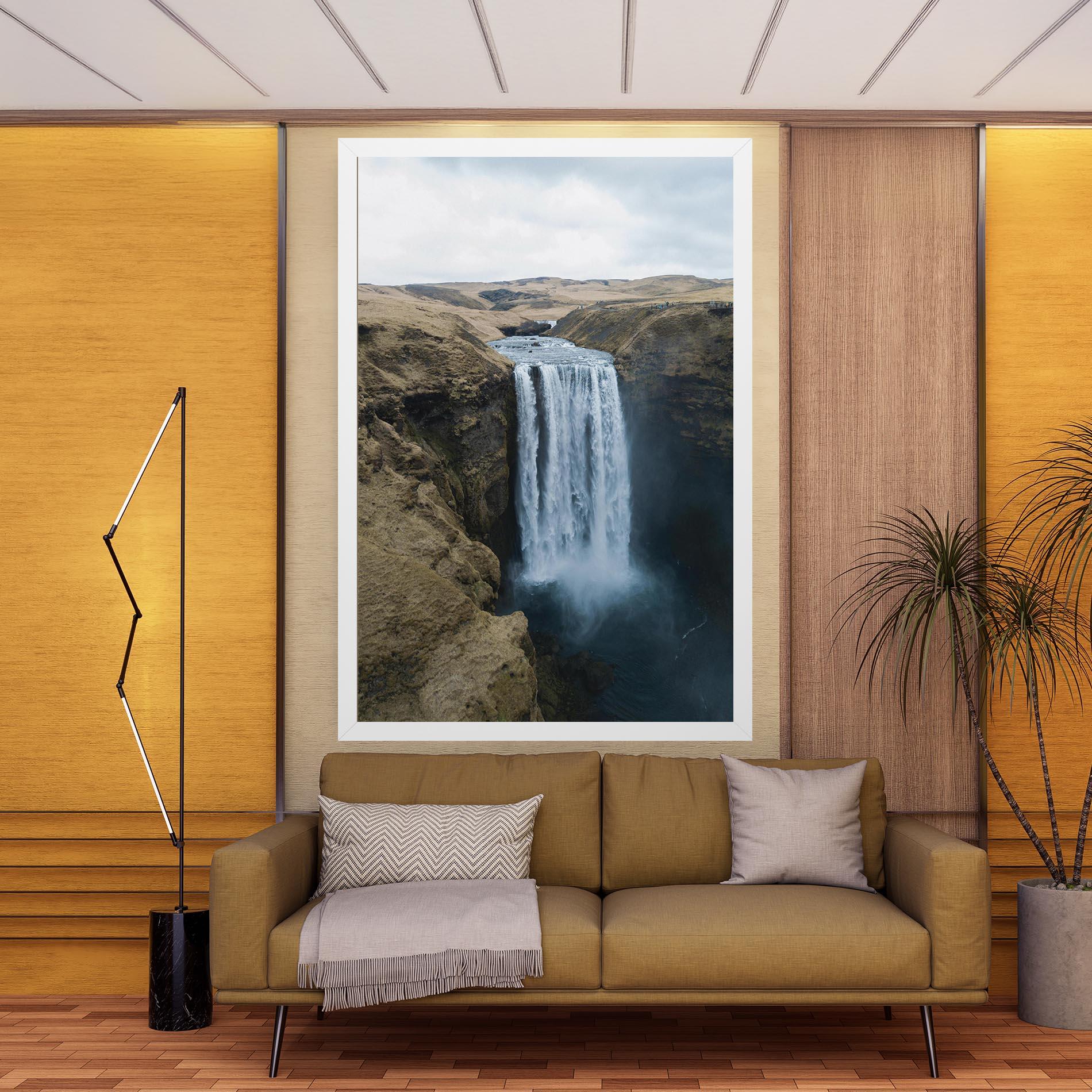 Leinwandbild Desert Vibe Waterfall mockup 9