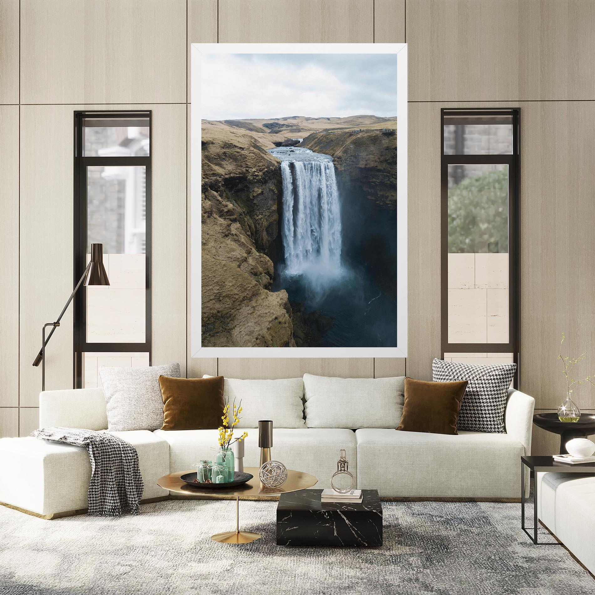 Leinwandbild Desert Vibe Waterfall mockup 2