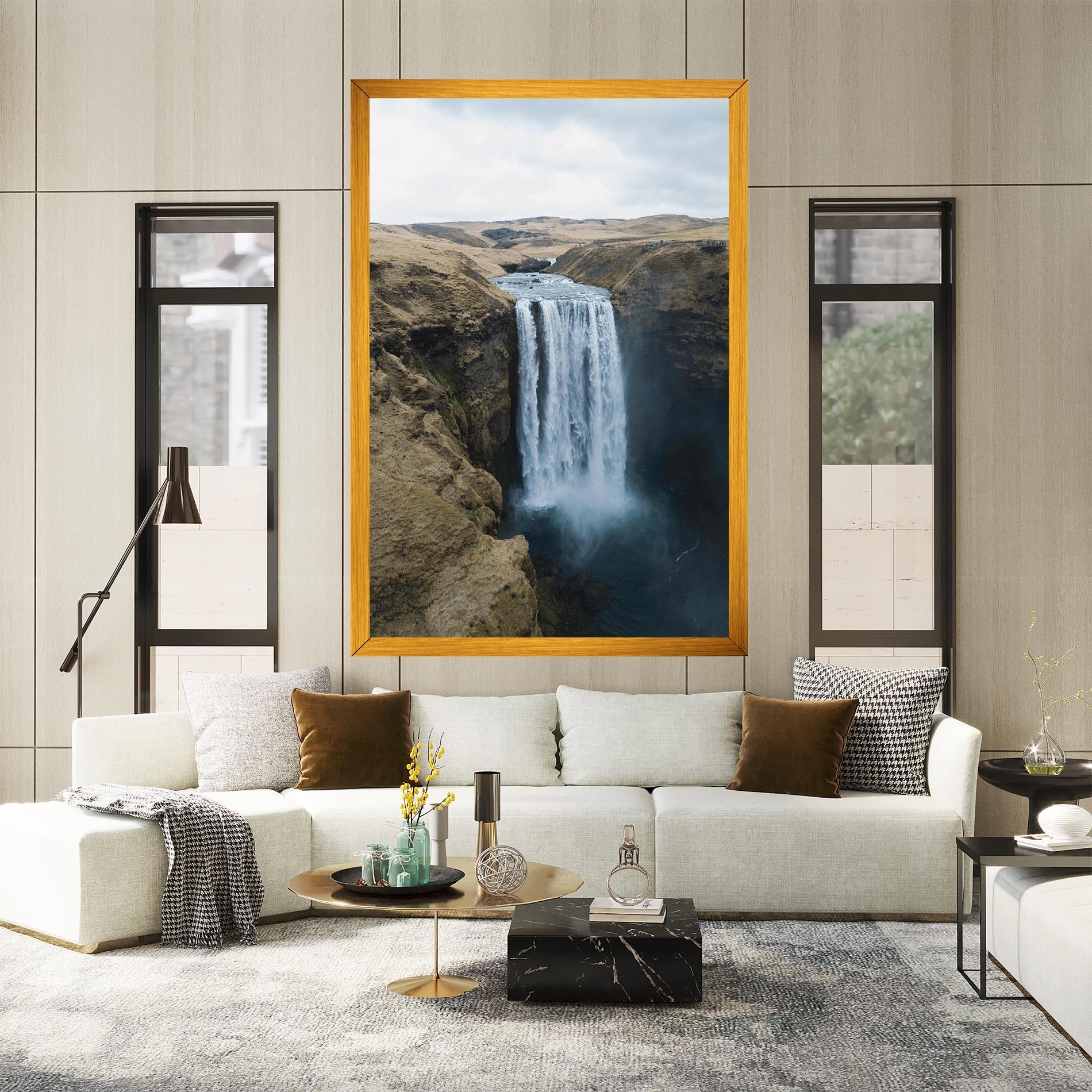 Leinwandbild Desert Vibe Waterfall mockup 2