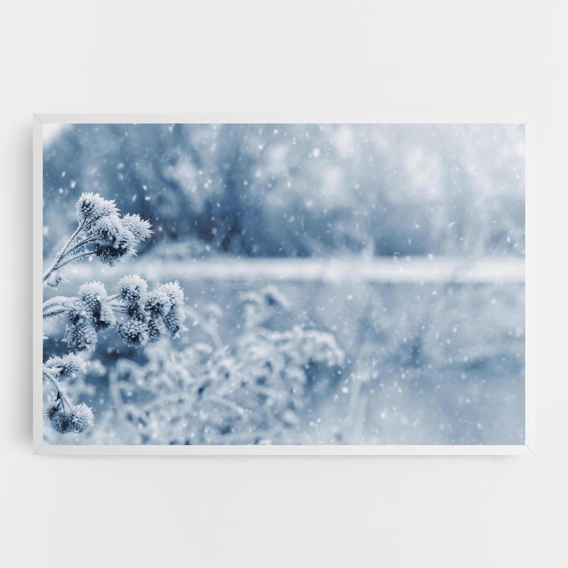 Leinwandbild Pretty Winter Plants mockup 0