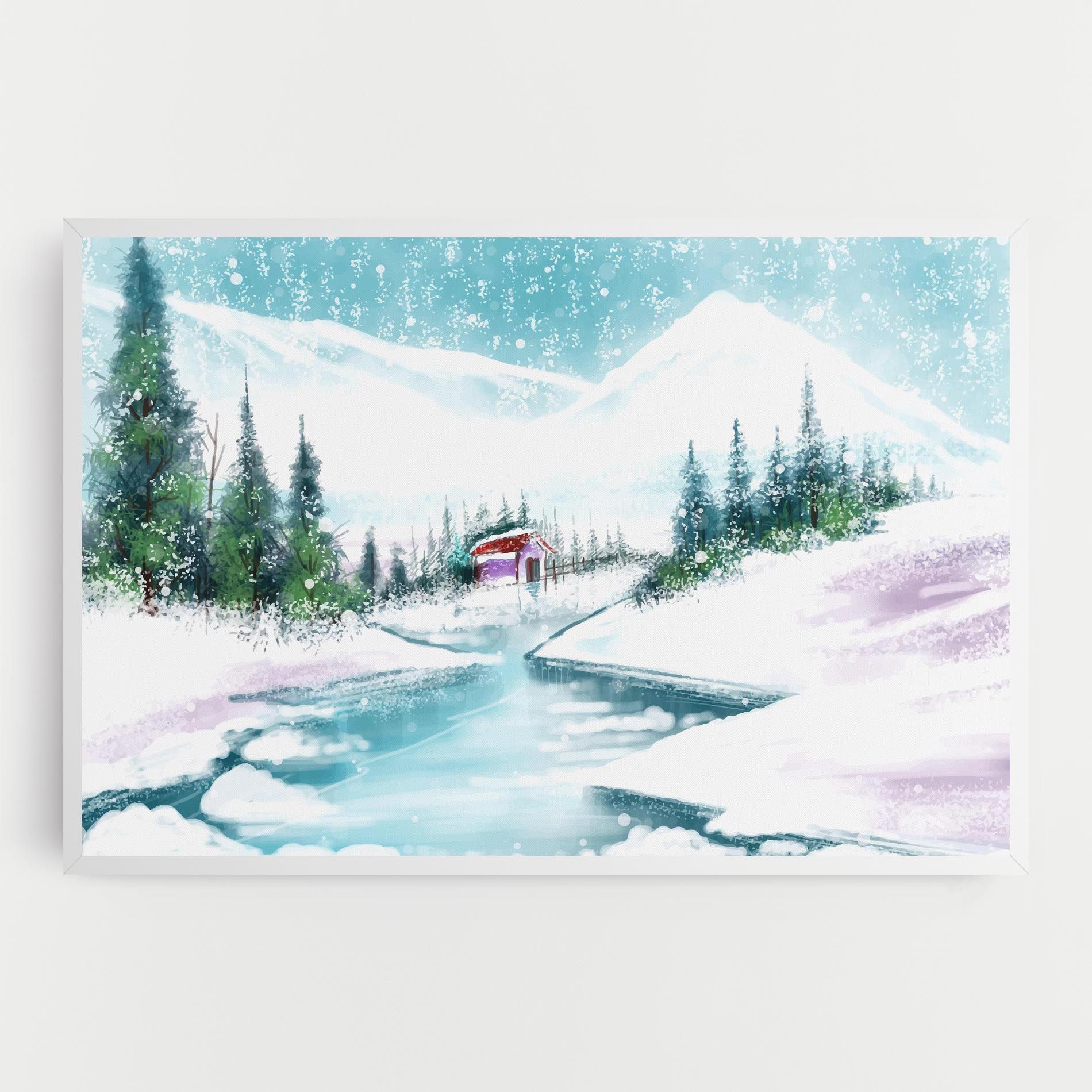 Purple House Winter mockup 0