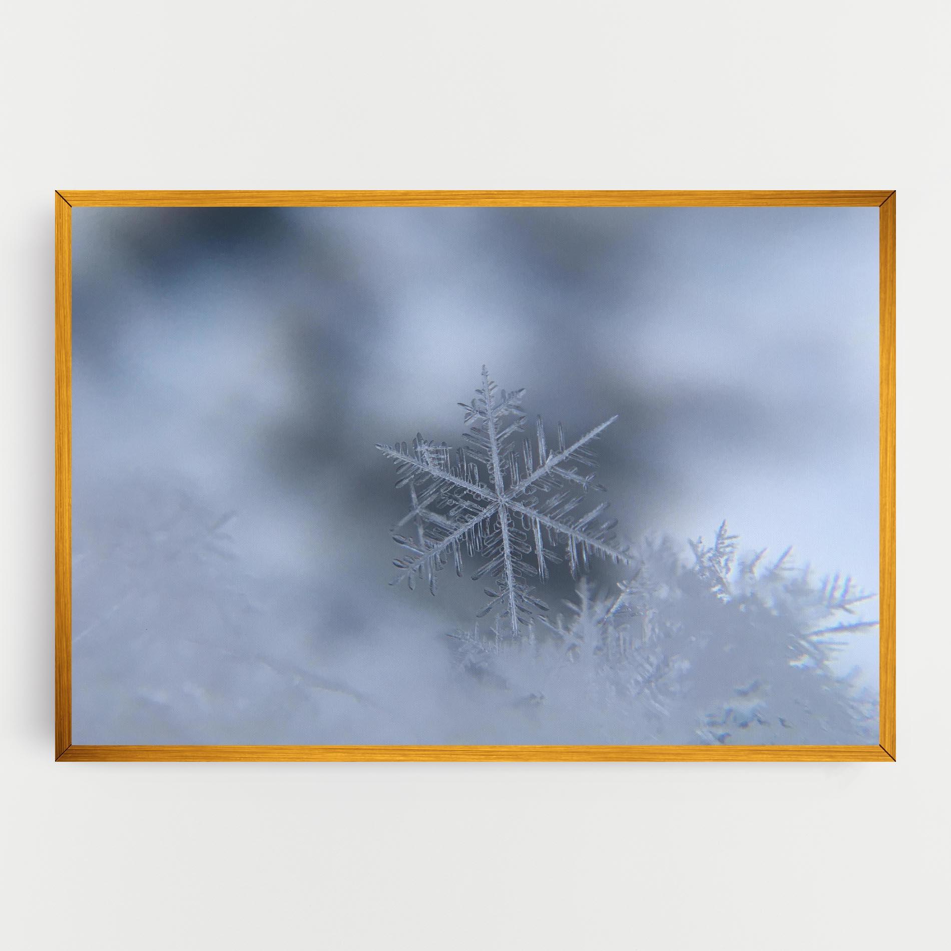 Leinwandbild Pretty Snowflake mockup 0