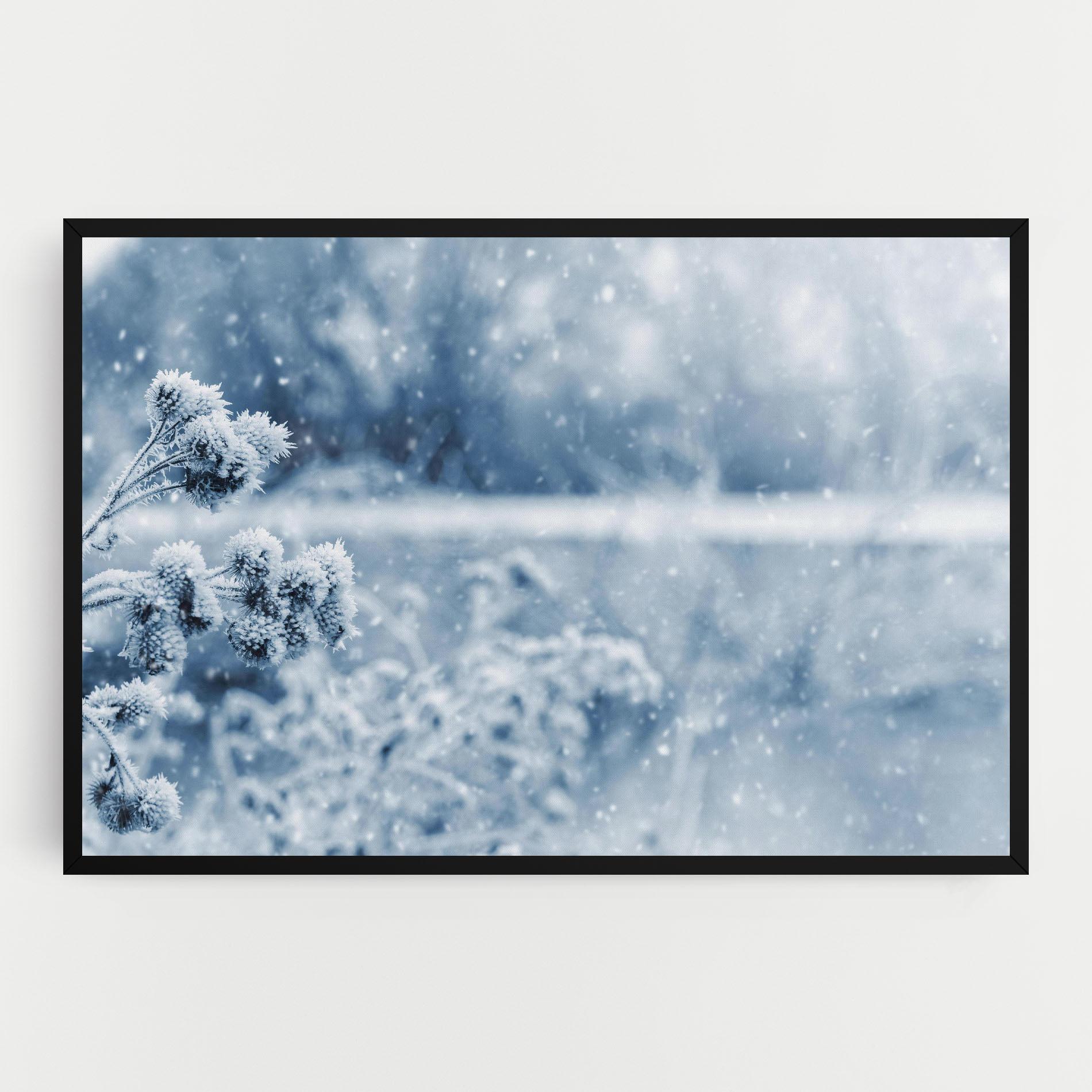 Leinwandbild Pretty Winter Plants mockup 0