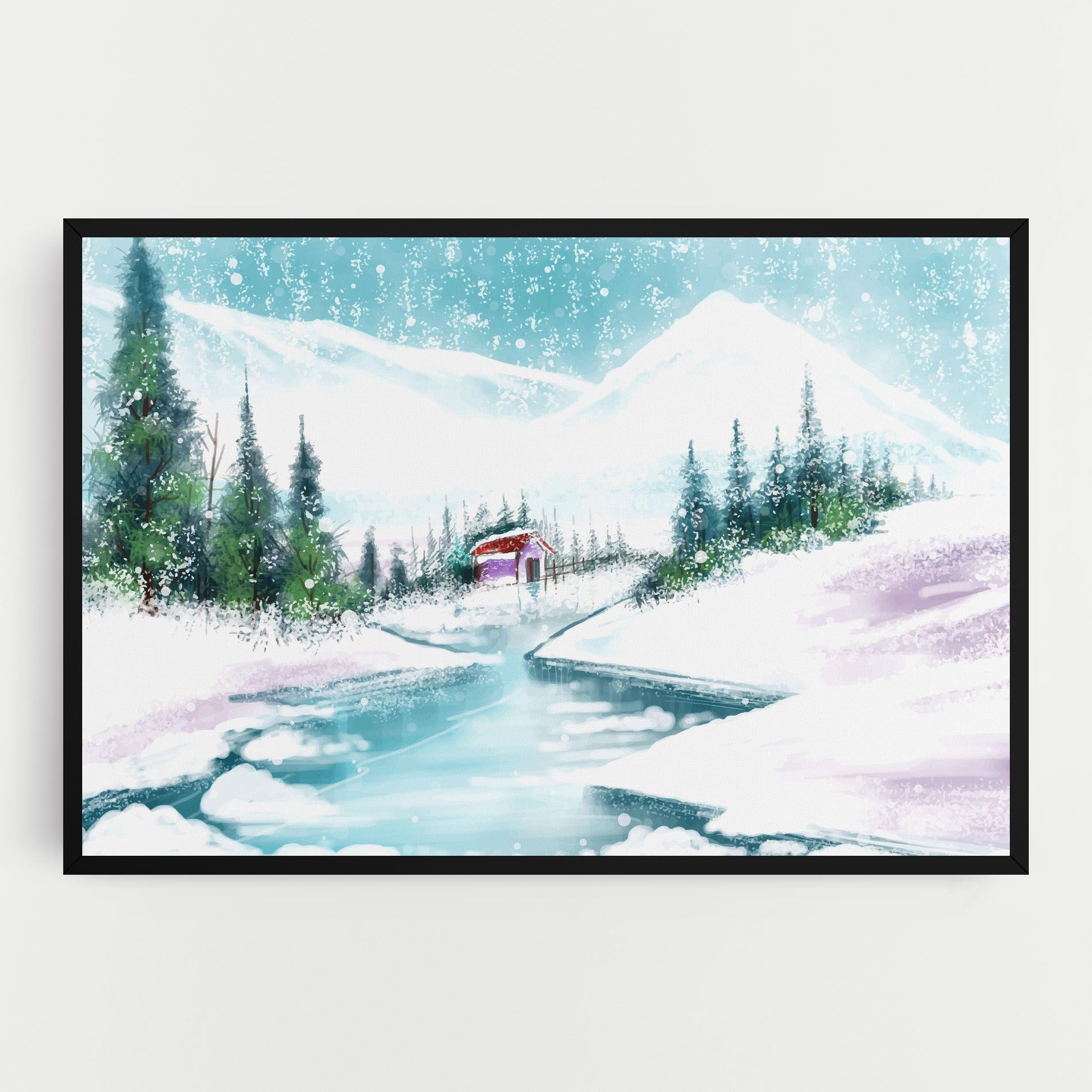 Purple House Winter mockup 0