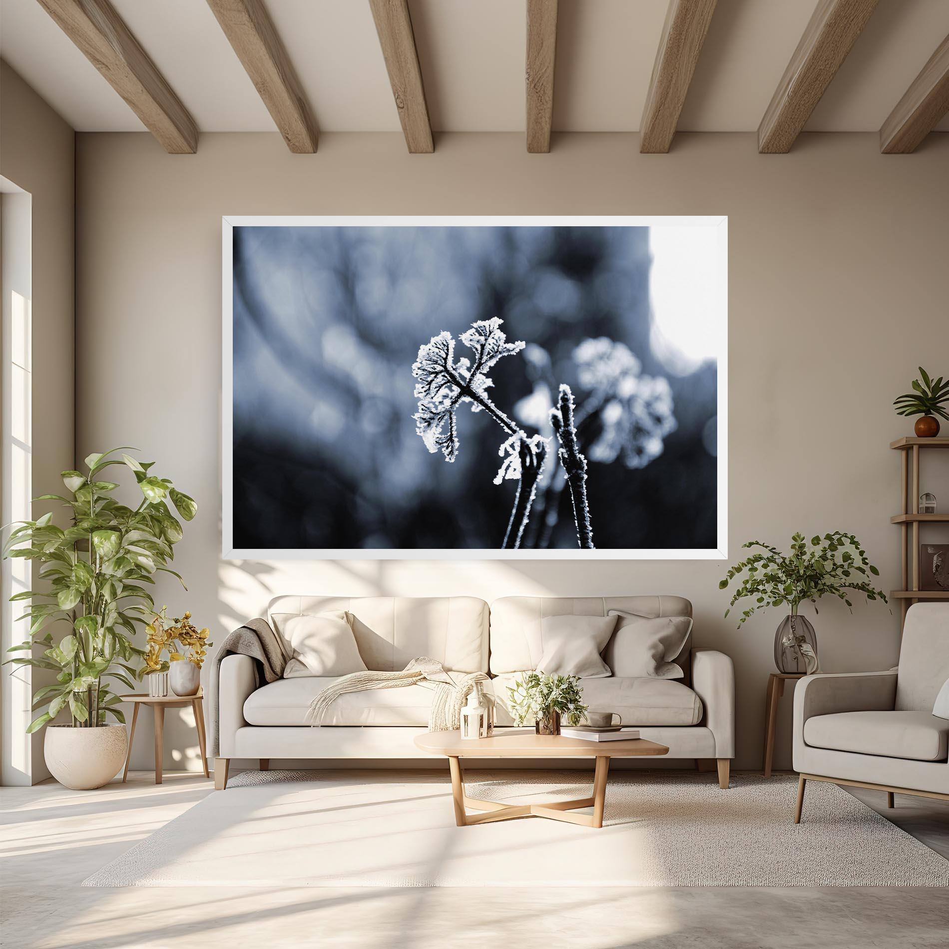 Leinwandbild Winter Plant mockup 6