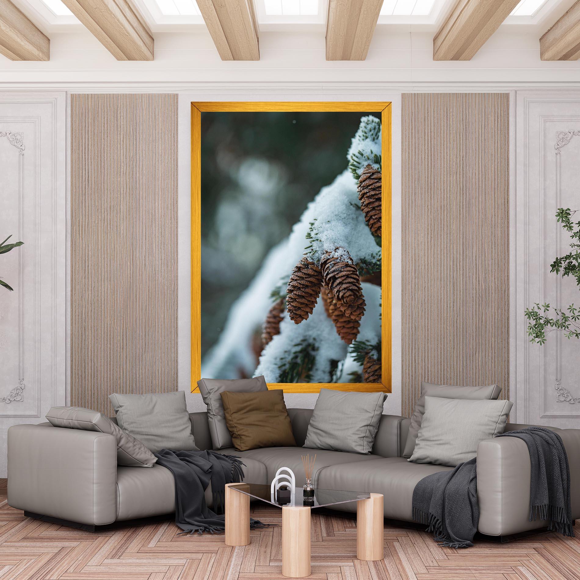 Leinwandbild Pretty Snow Cones mockup 6