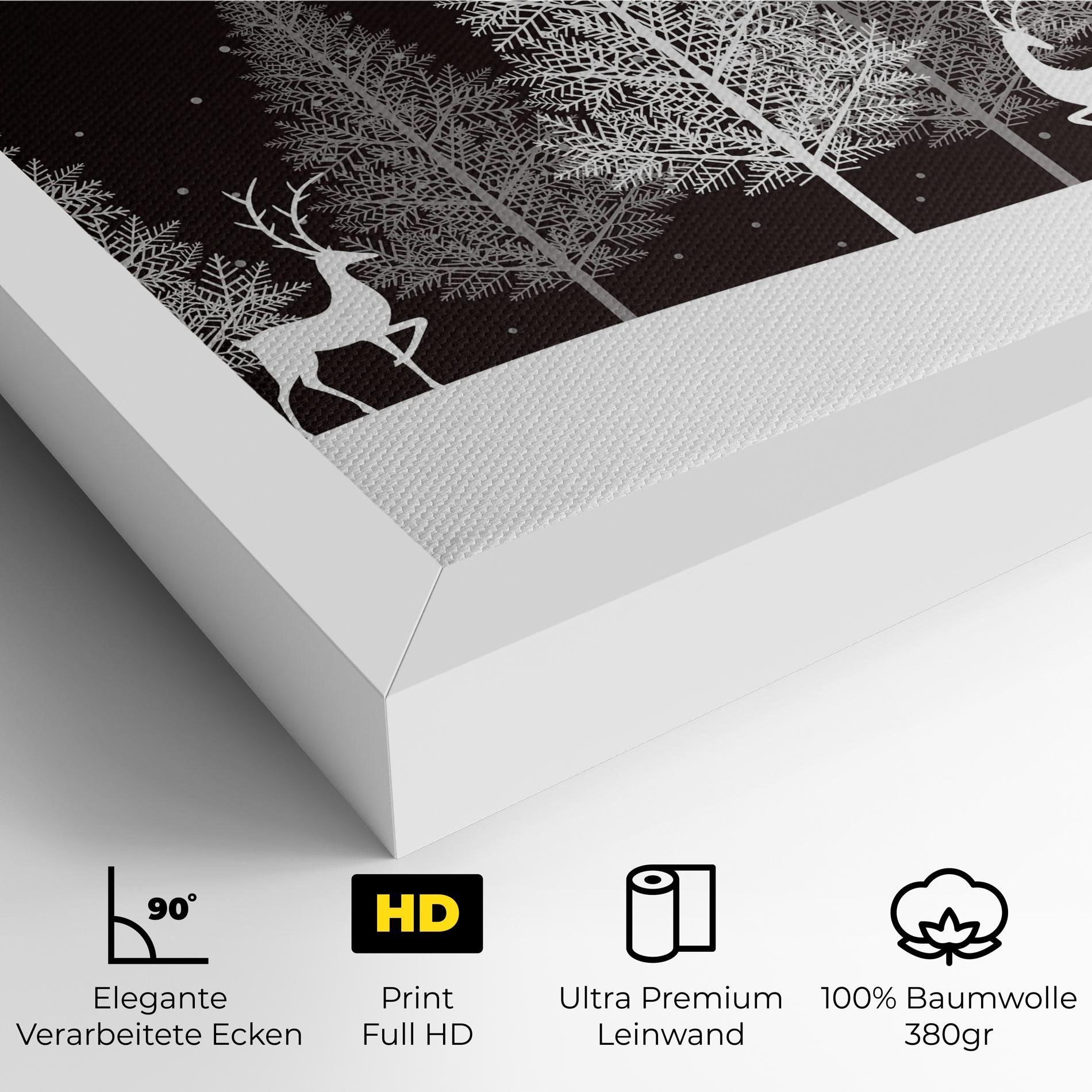 Leinwandbild Brown Sky Winter mockup 4