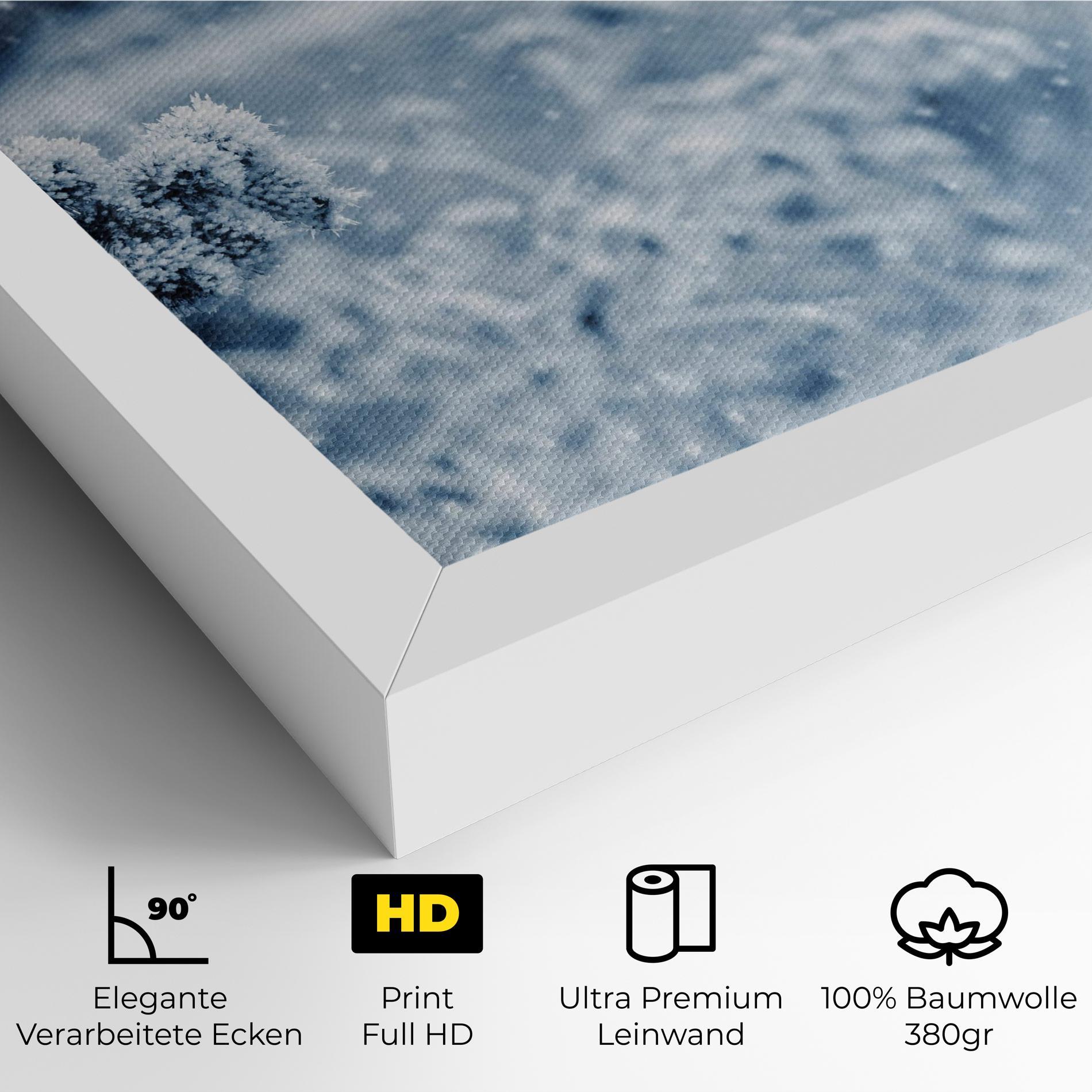 Leinwandbild Pretty Winter Plants mockup 4