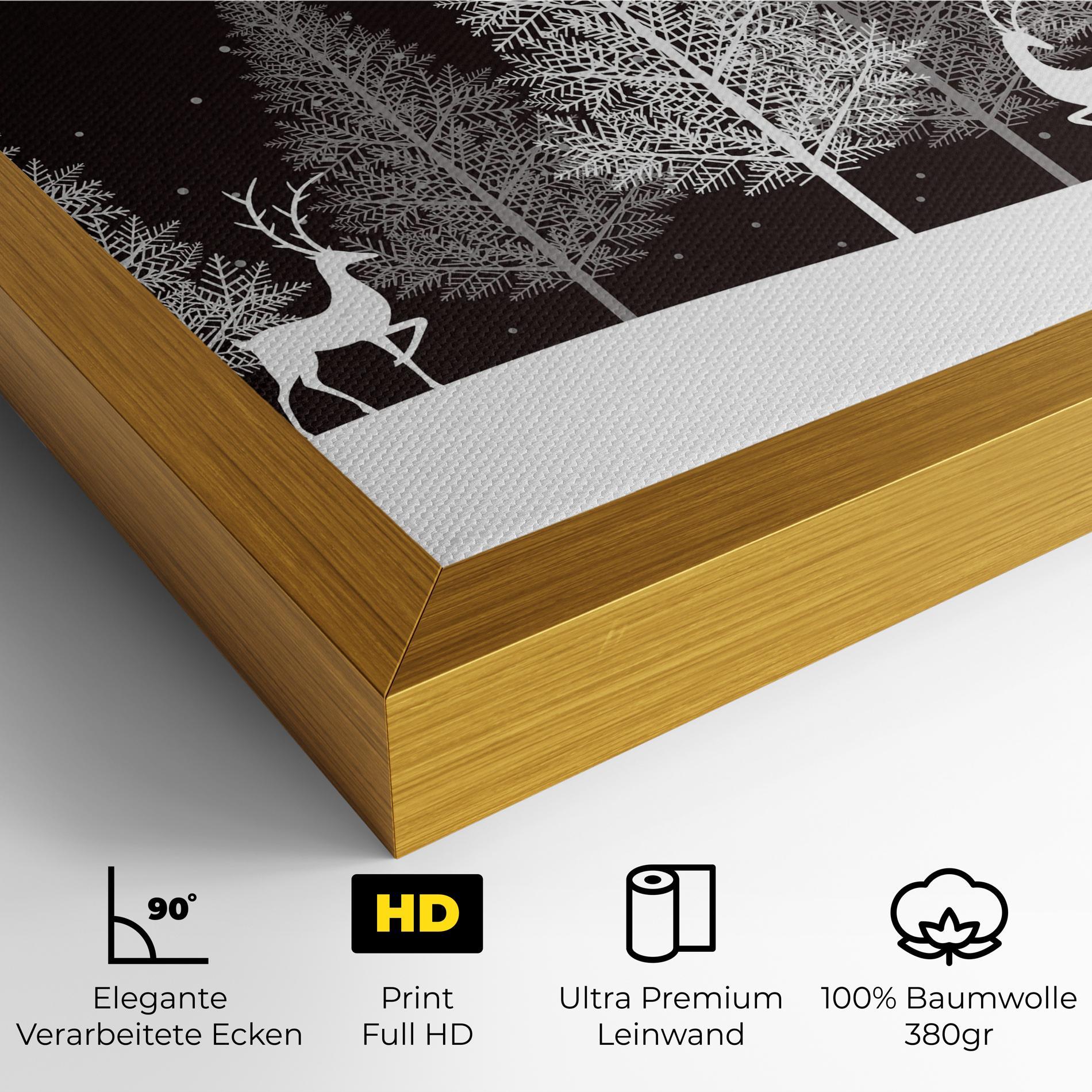 Leinwandbild Brown Sky Winter mockup 4