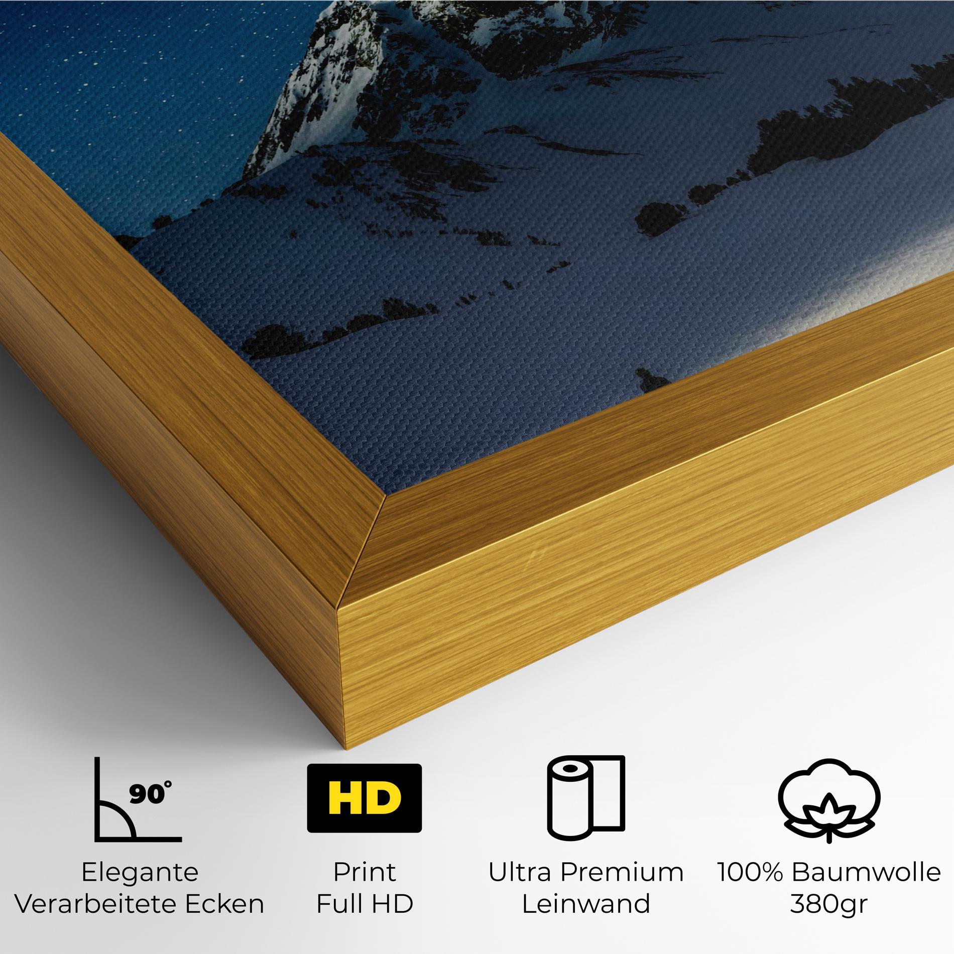 Leinwandbild Pretty Sky Winter mockup 4