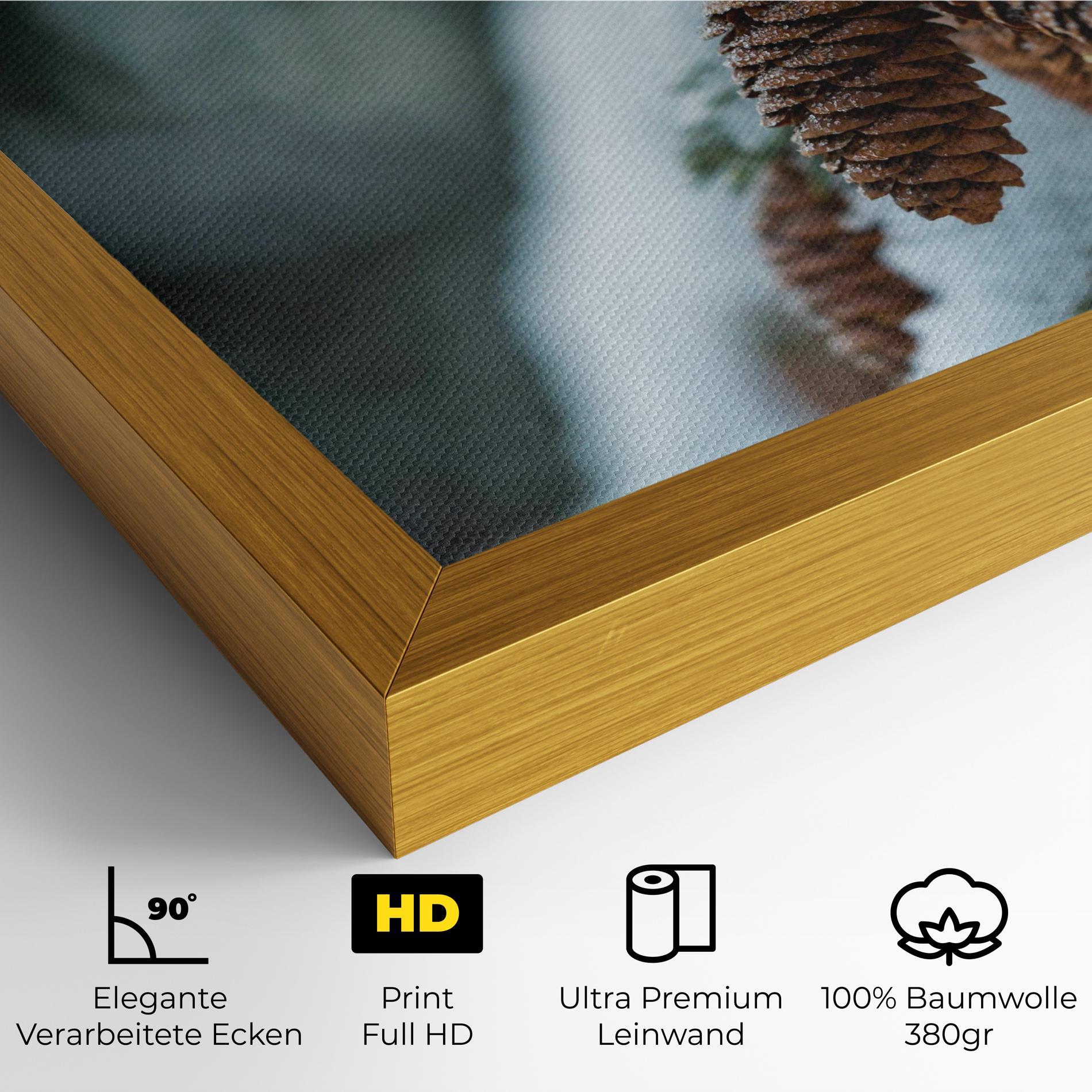 Leinwandbild Pretty Snow Cones mockup 4