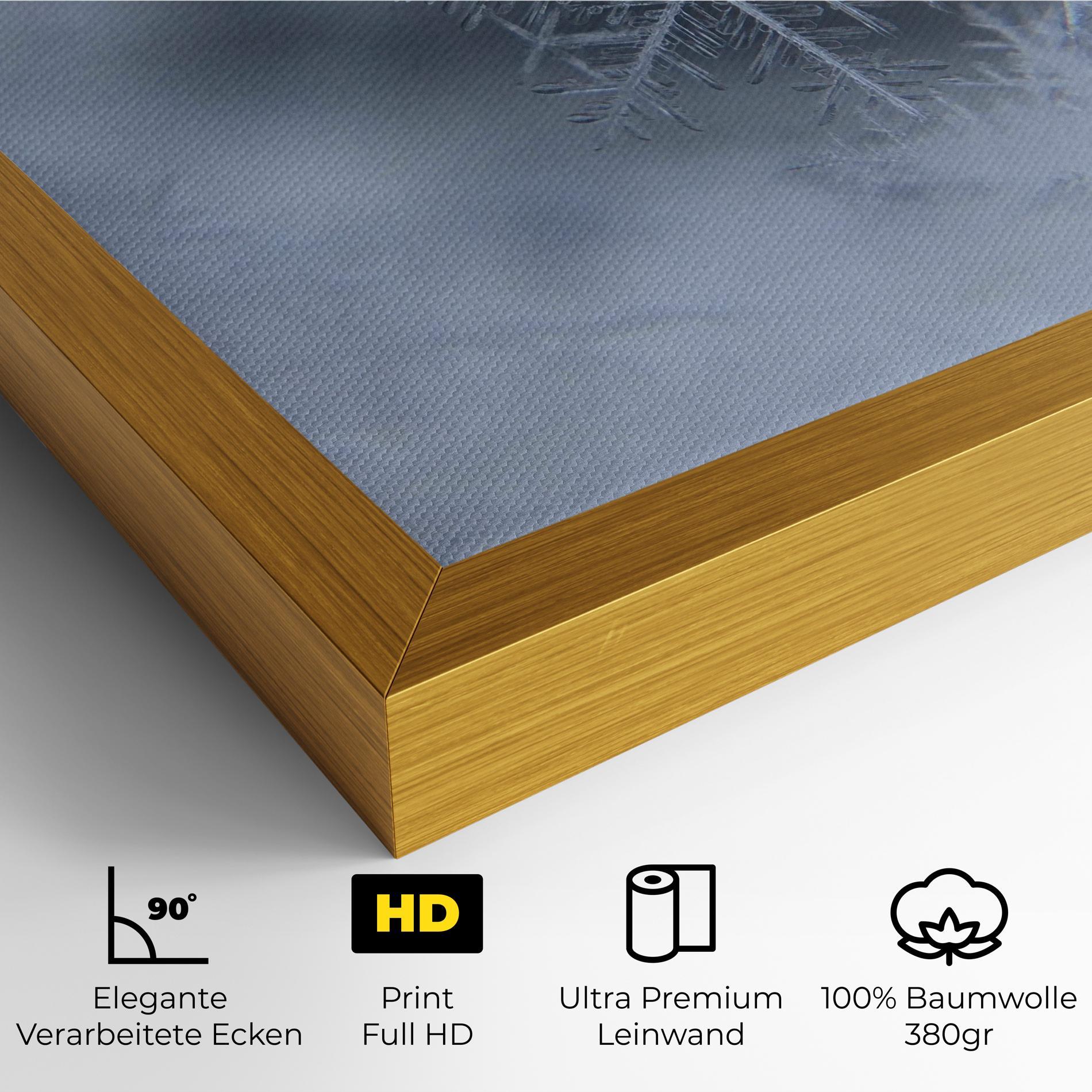 Leinwandbild Pretty Snowflake mockup 4