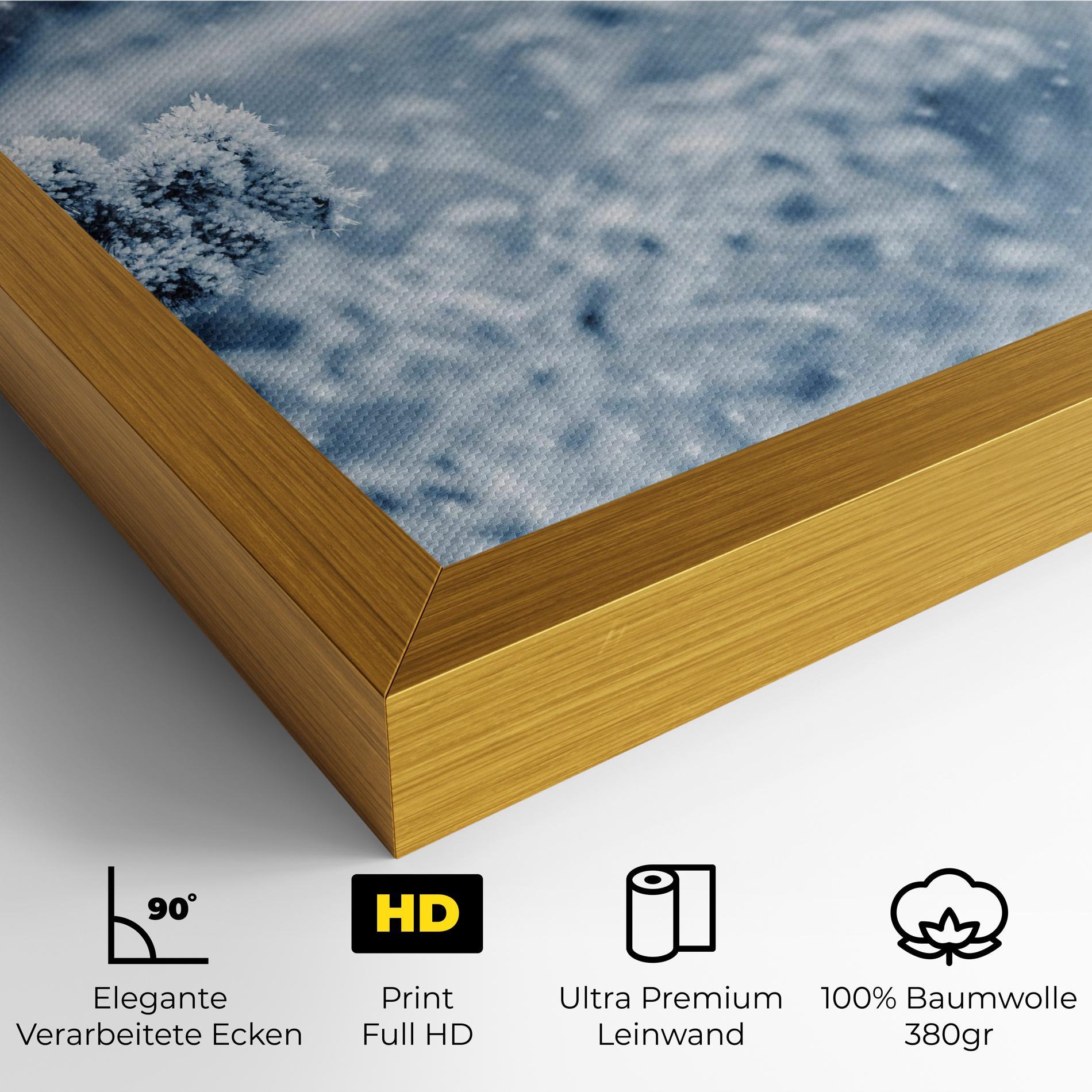 Leinwandbild Pretty Winter Plants mockup 4