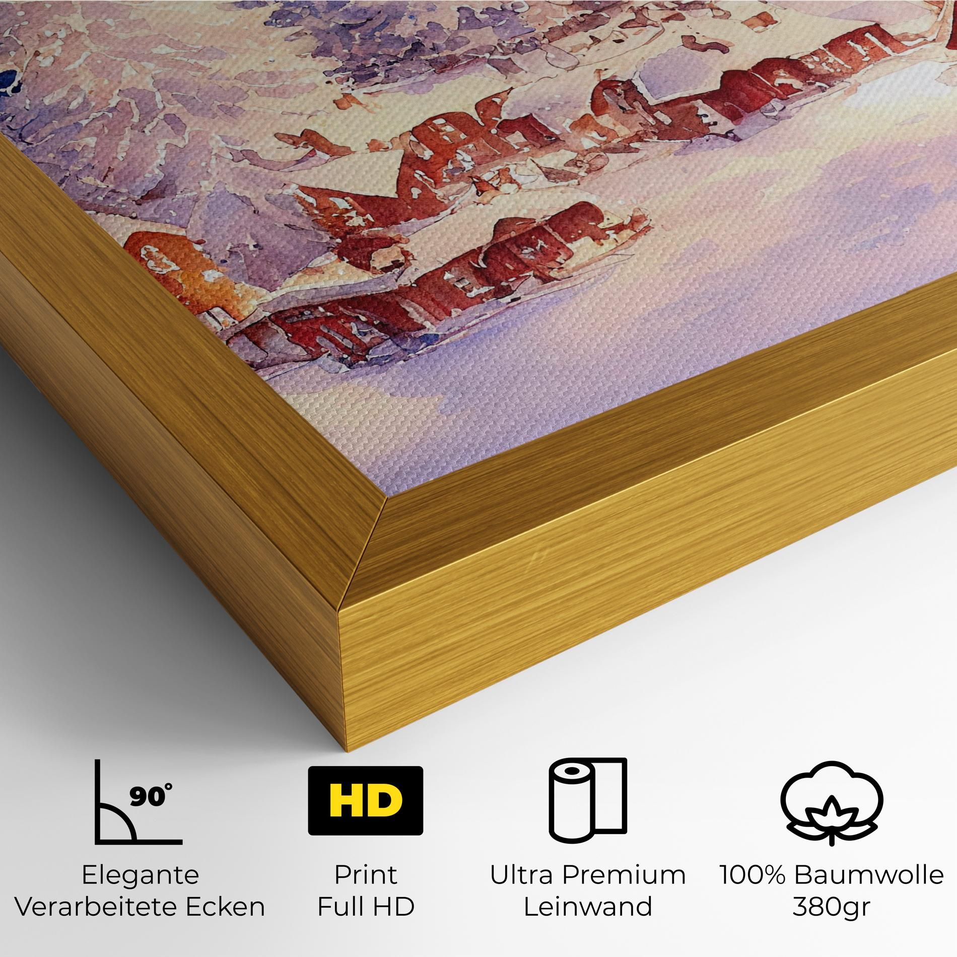 Snow Falling Painting mockup 4