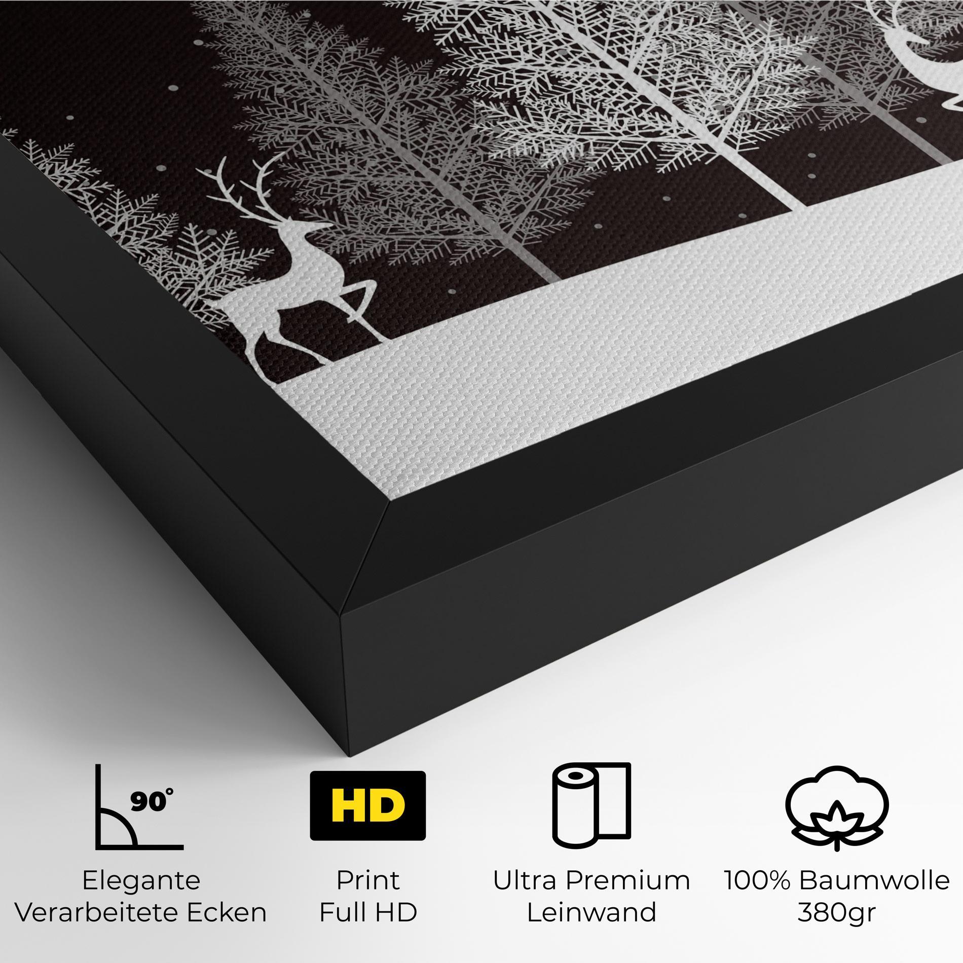 Leinwandbild Brown Sky Winter mockup 4