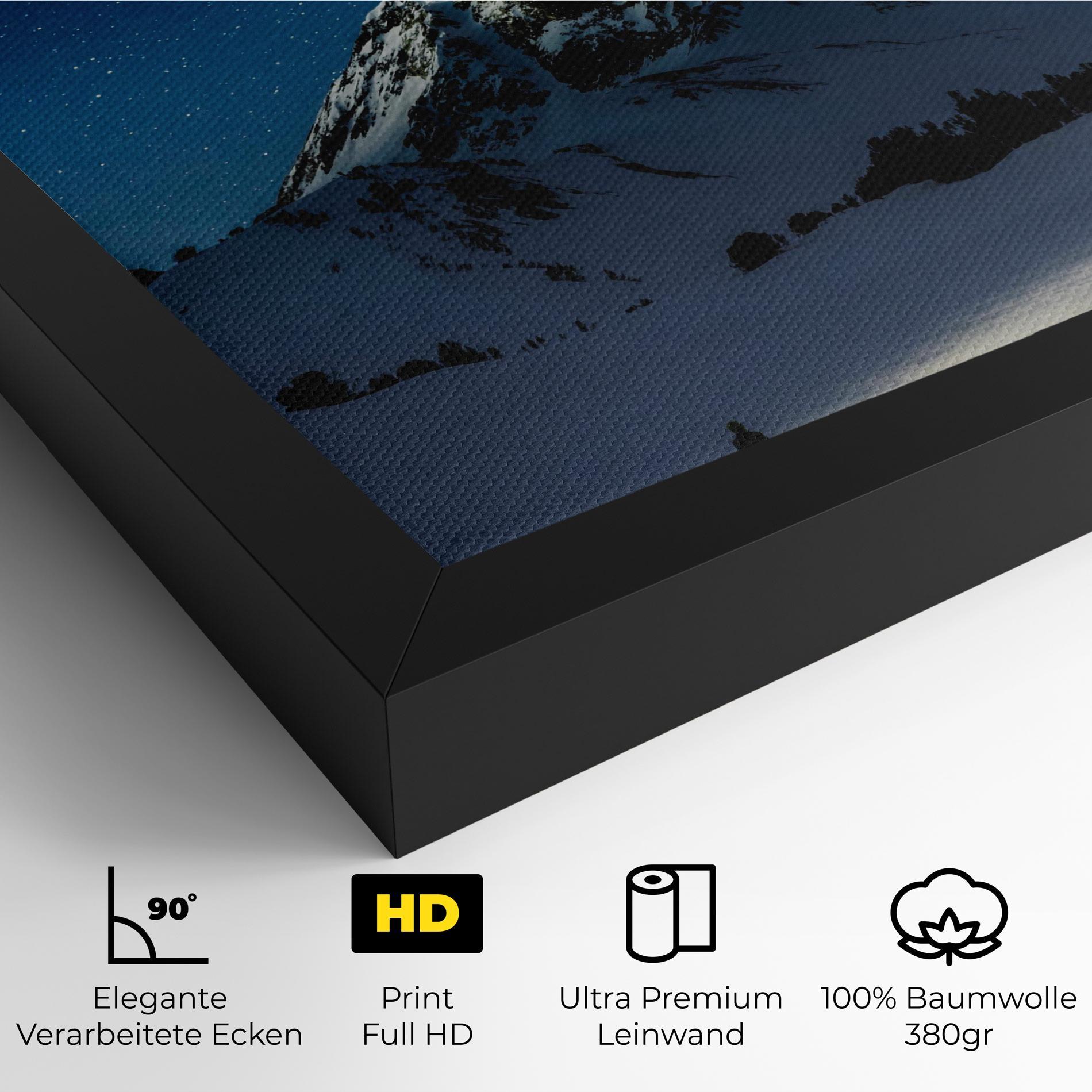 Leinwandbild Pretty Sky Winter mockup 4