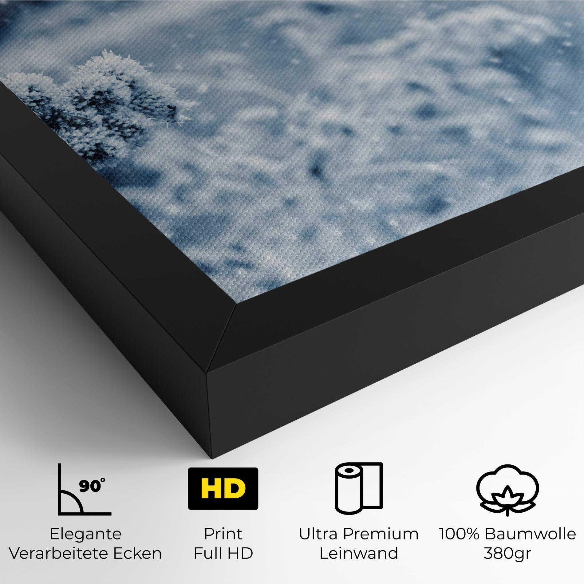 Leinwandbild Pretty Winter Plants mockup 4