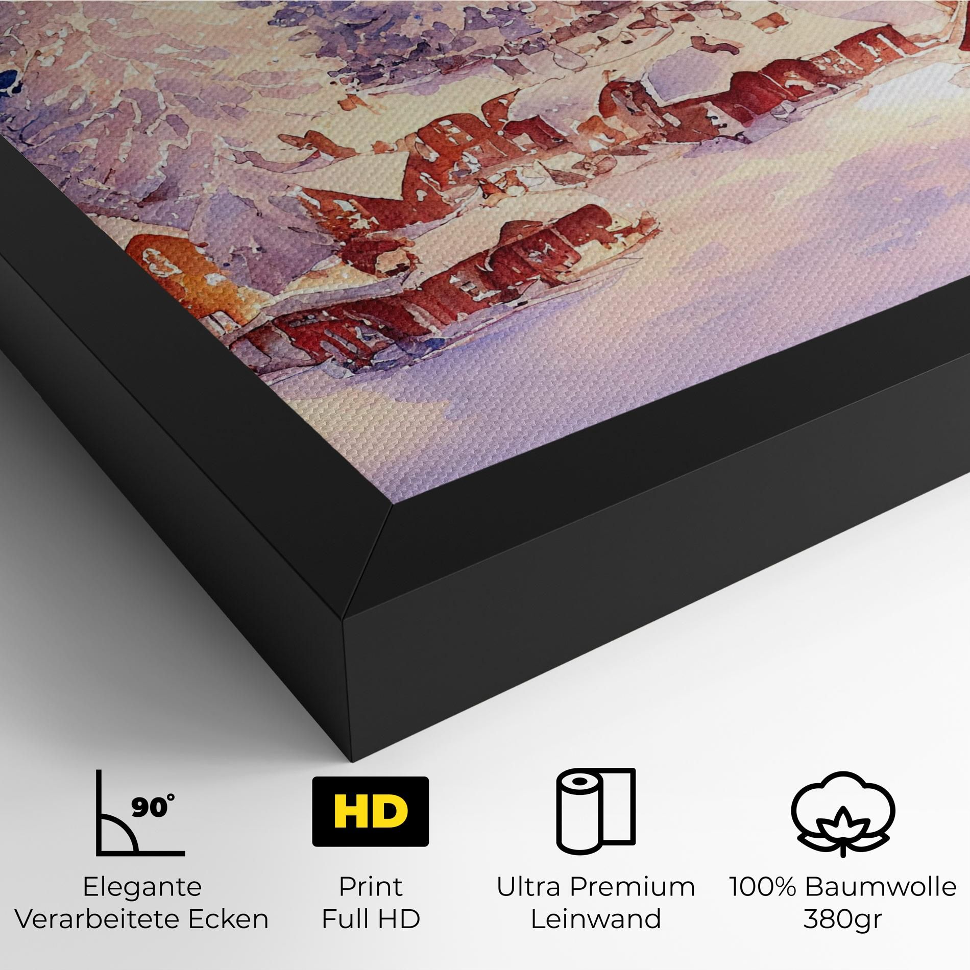 Snow Falling Painting mockup 4
