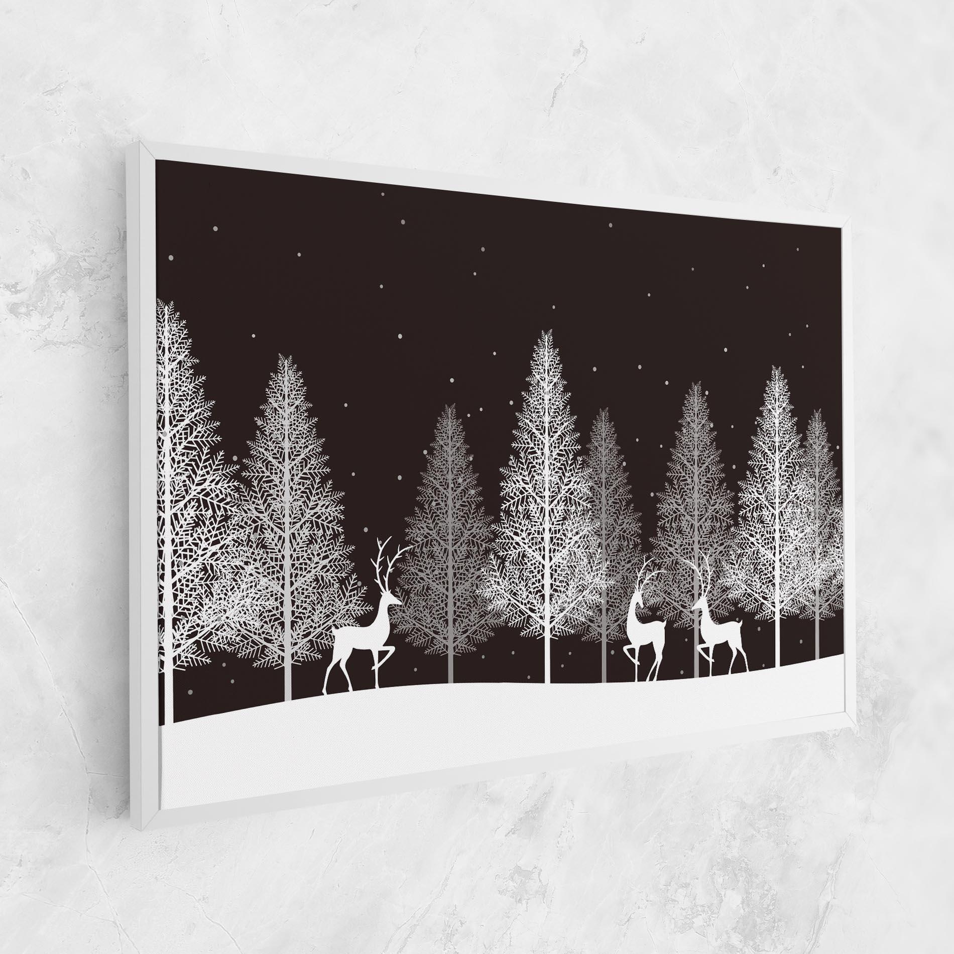 Leinwandbild Brown Sky Winter mockup 1