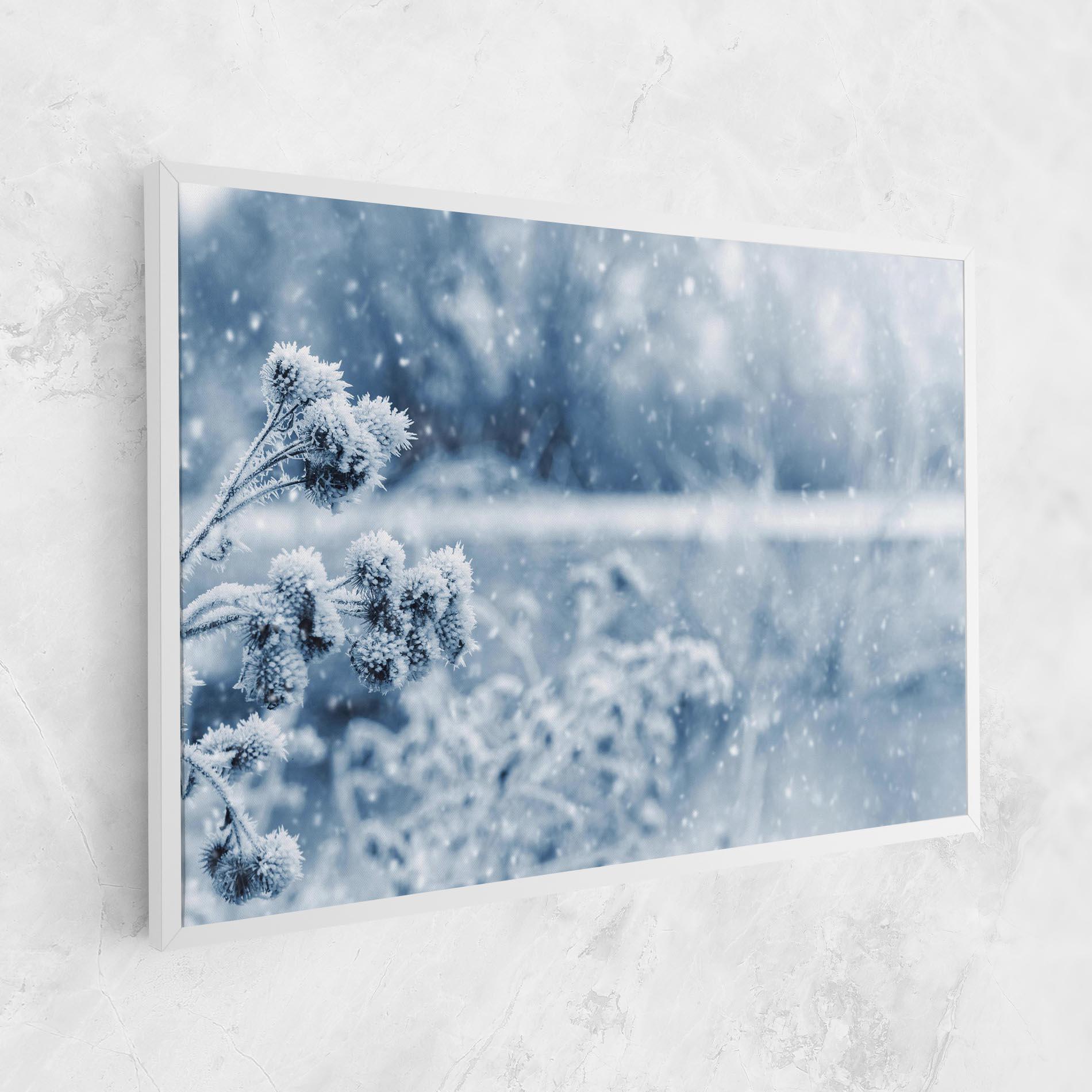Leinwandbild Pretty Winter Plants mockup 1