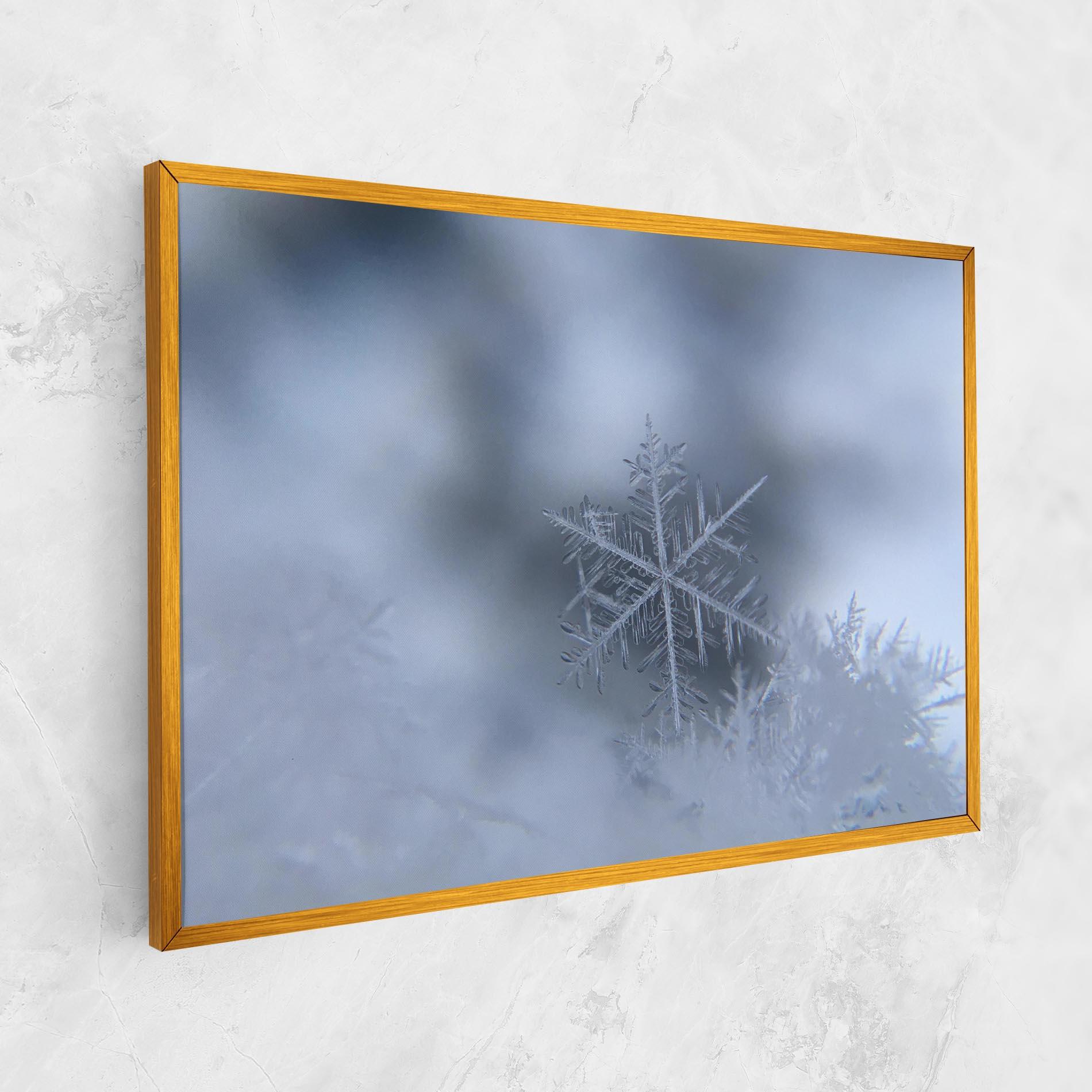 Leinwandbild Pretty Snowflake mockup 1