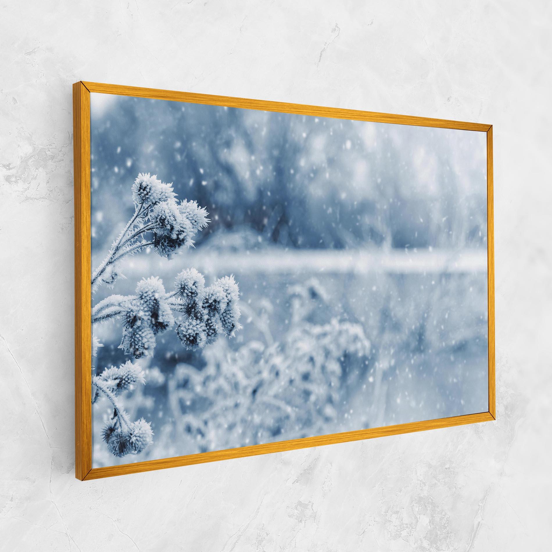 Leinwandbild Pretty Winter Plants mockup 1