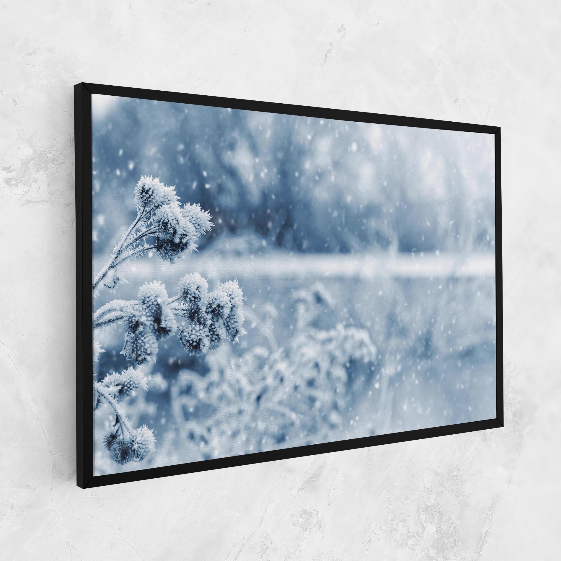 Leinwandbild Pretty Winter Plants mockup 1
